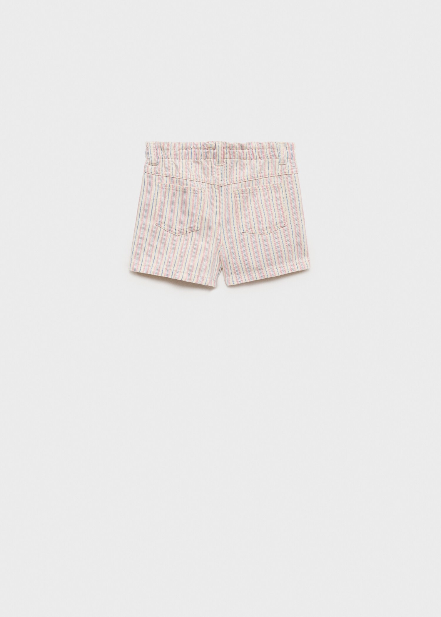 Shorts denim ratlles - Revers de l'article