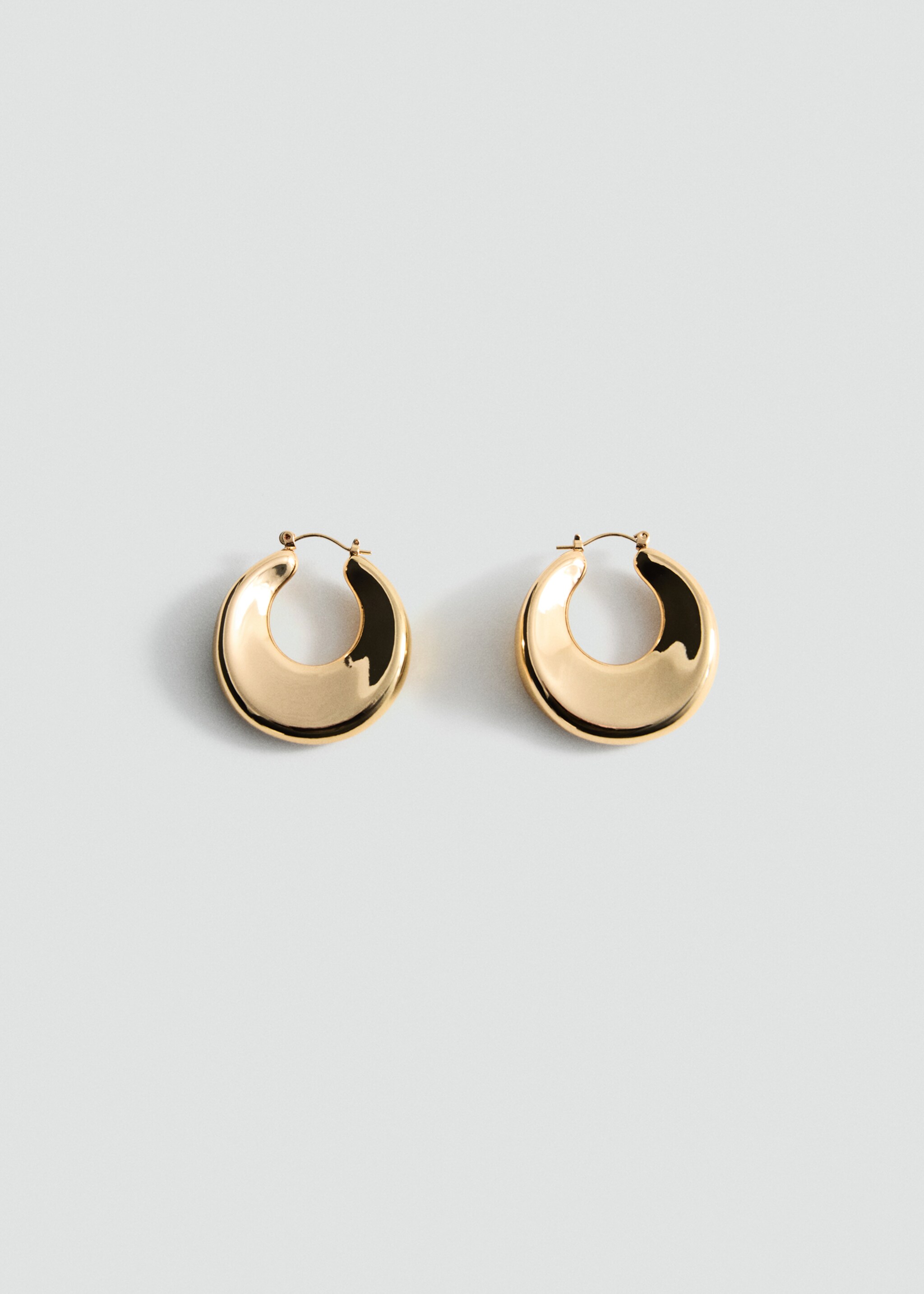Hoop earrings - Article without model, Gold. Ref: 87005979-00.