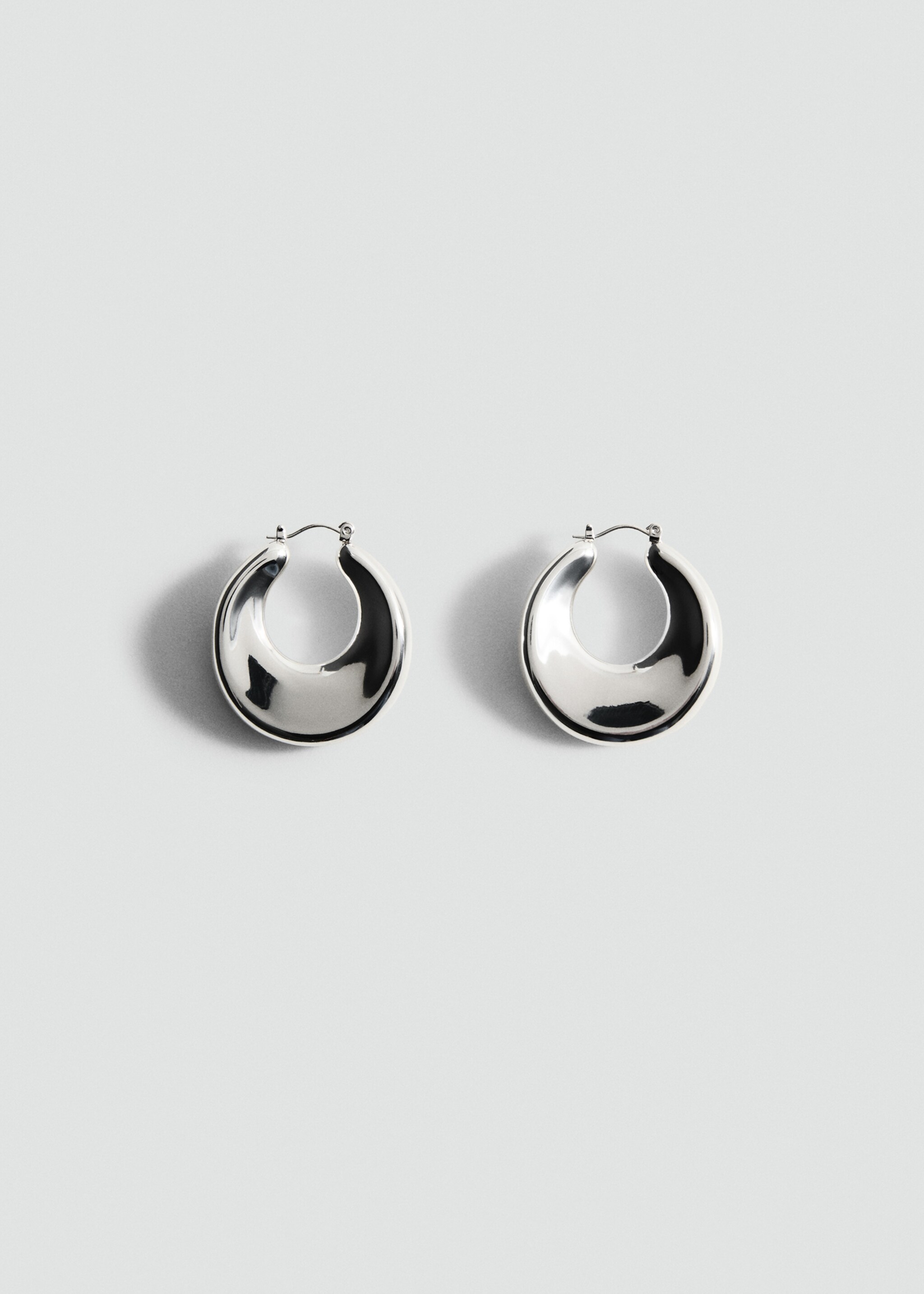 Hoop earrings - Article without model, Silver. Ref: 87005979-00.