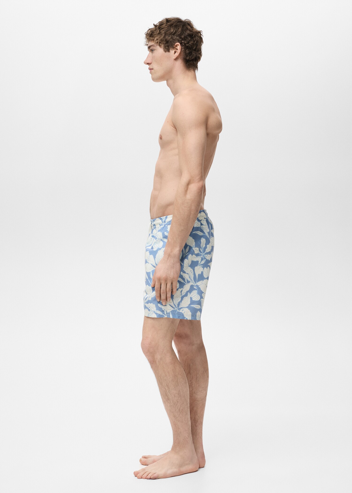 Badeshorts mit floralem Dessin - Detail des Artikels 2