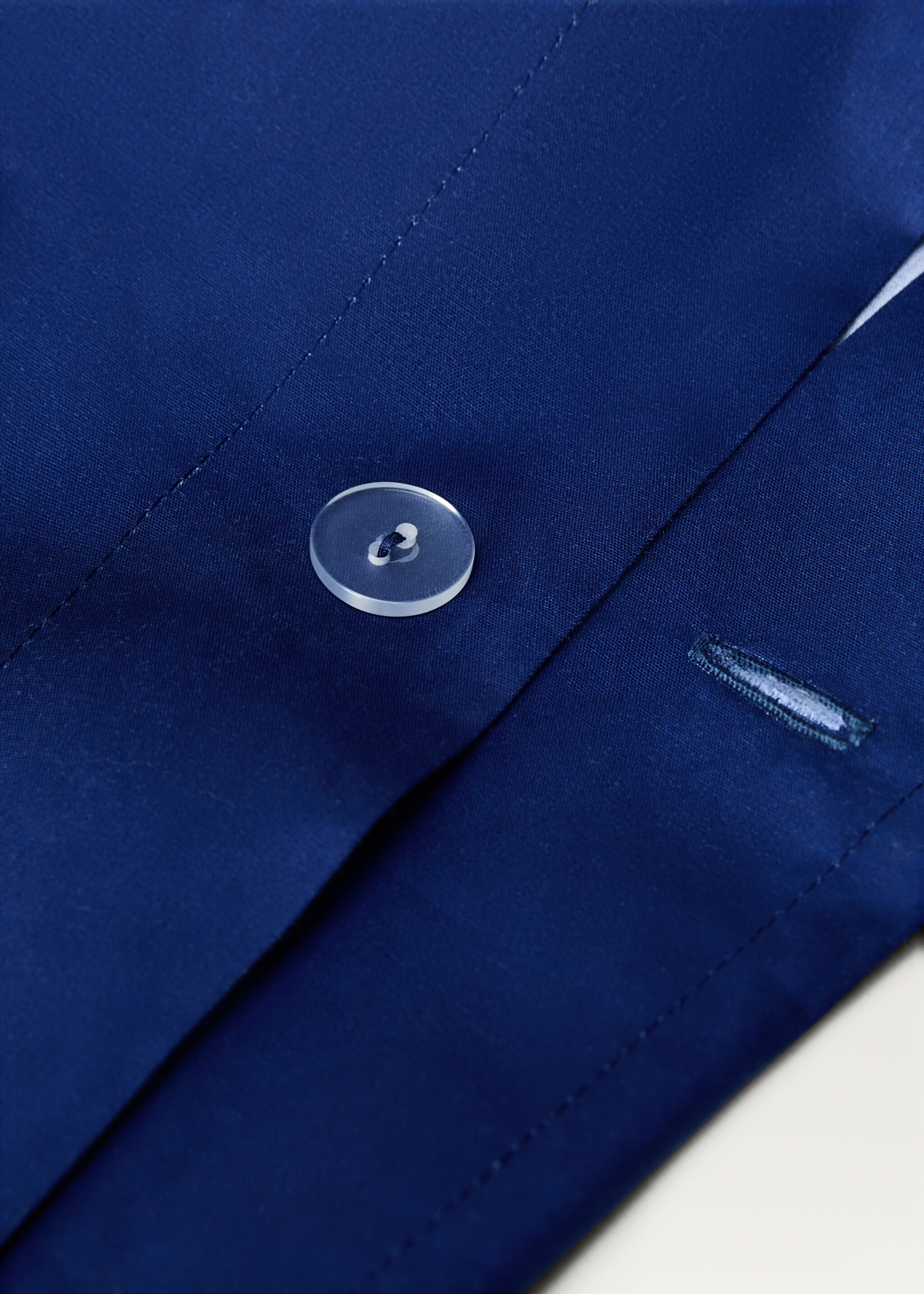 Povlak na přikrývku tie dye bavlněný perkál, na postel 150/160 cm - Detail zboží 1, Modrá. Ref: 87005998-00.