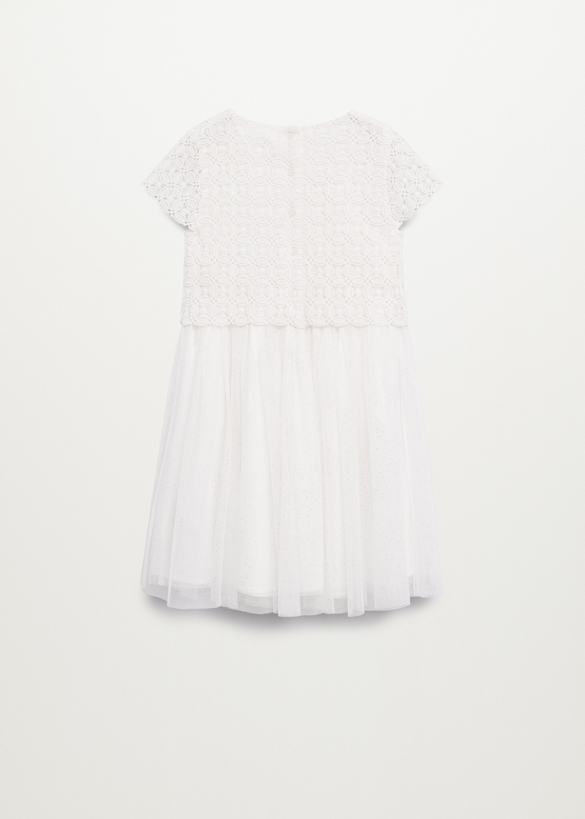 Vestido guipur tul - Reverso del artículo