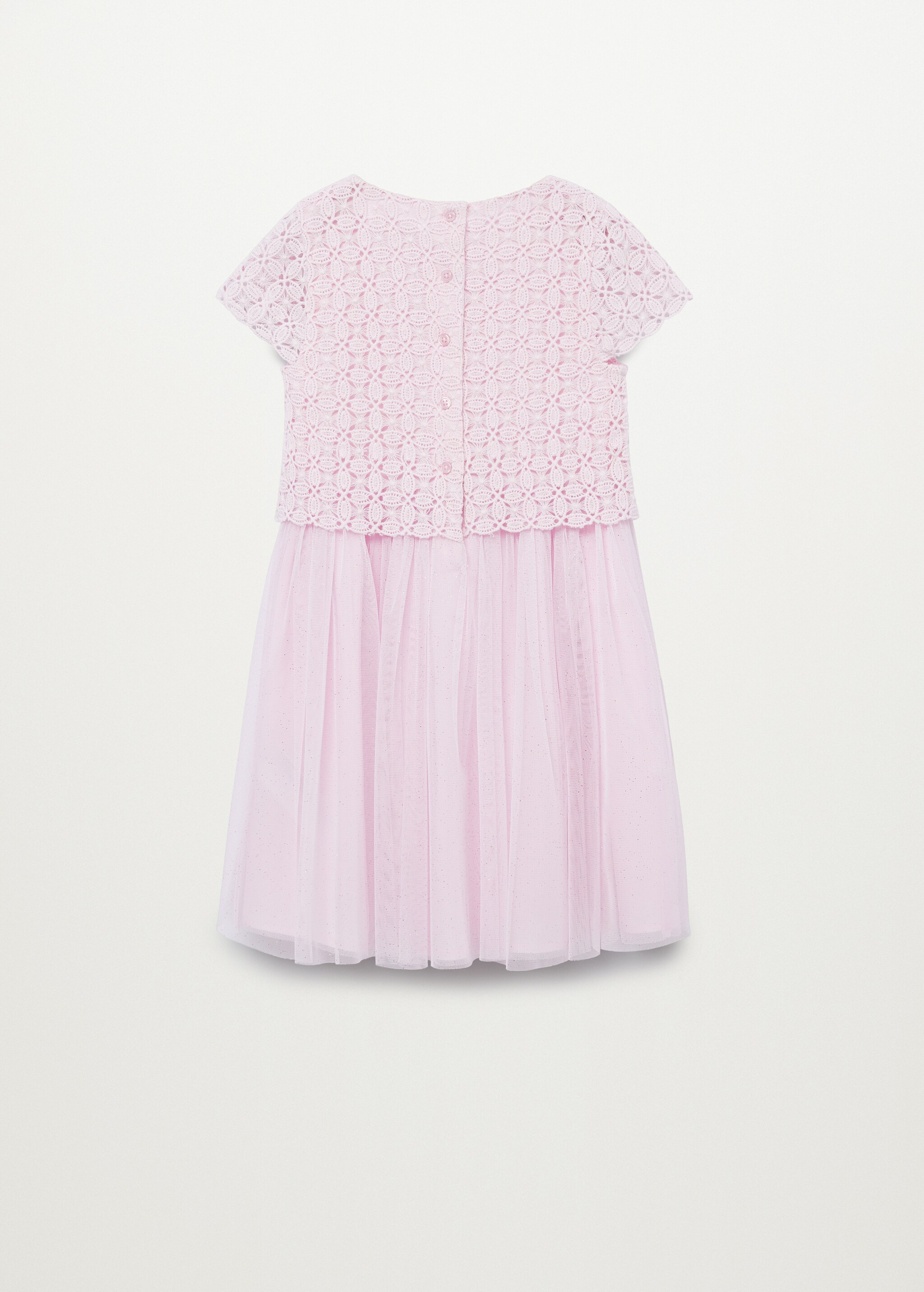 Vestido guipur tul - Reverso del artículo