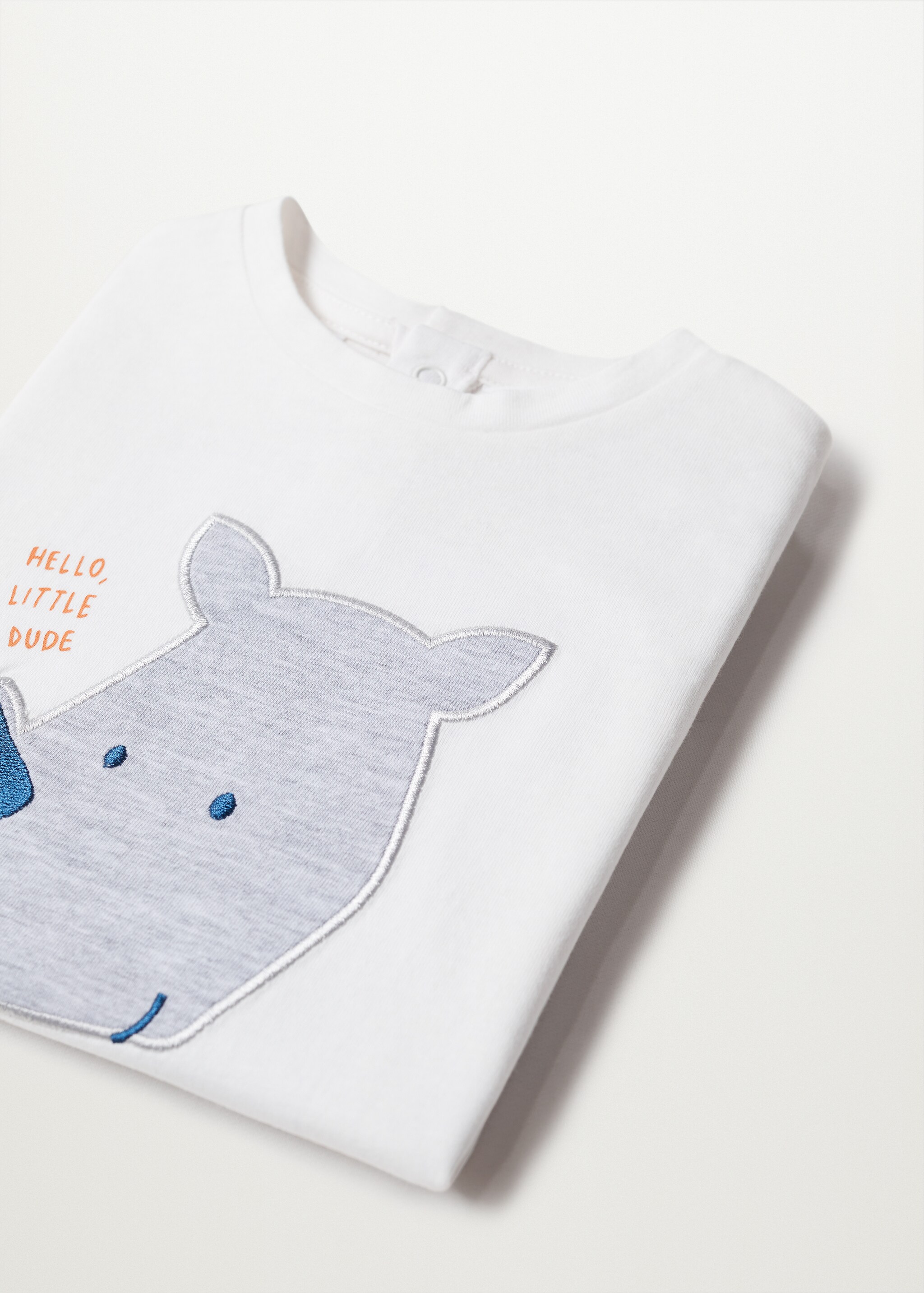 Camiseta algodón orgánico bordado - Detalle del artículo 7