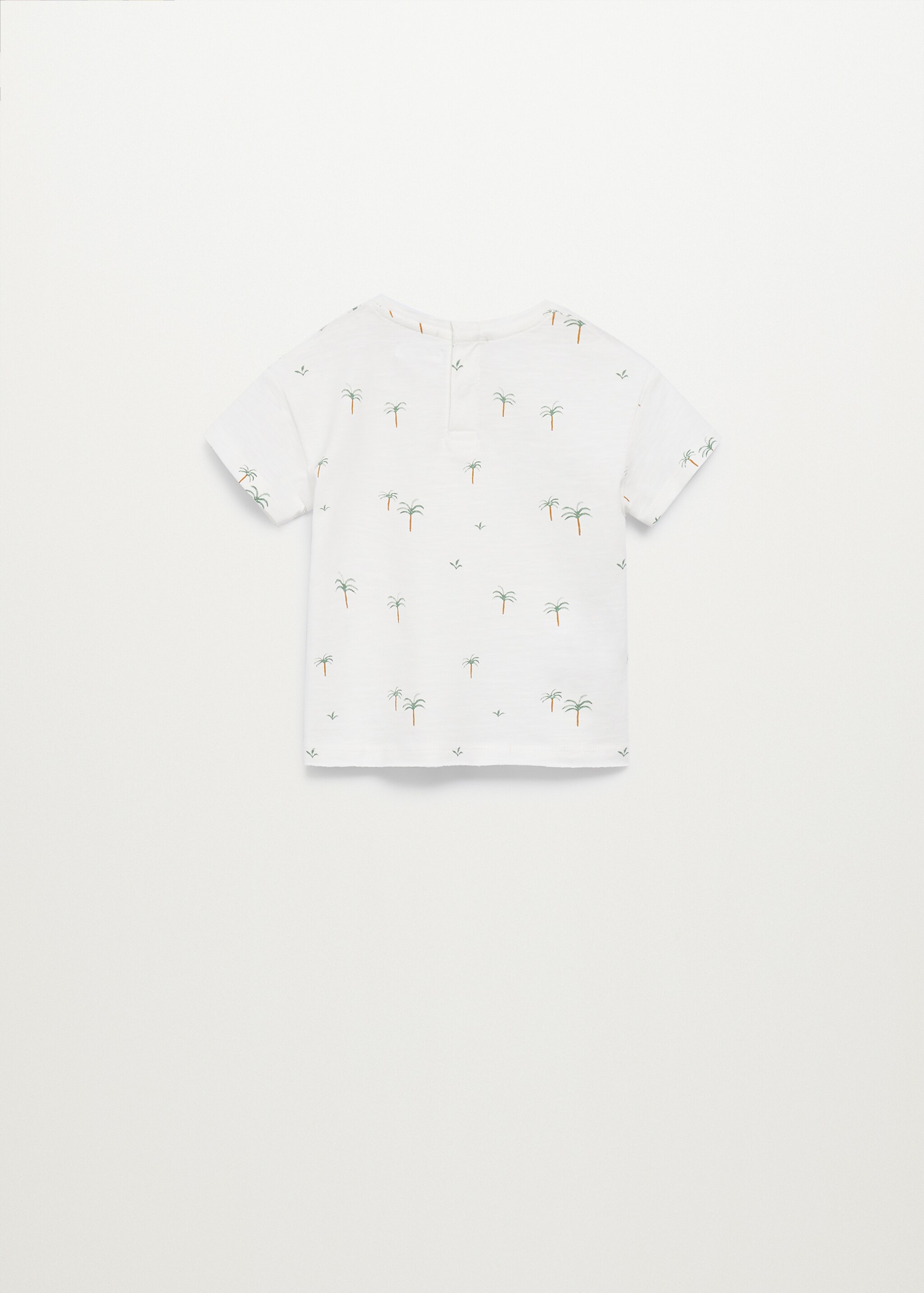 Camiseta algodón orgánico estampada - Reverso del artículo
