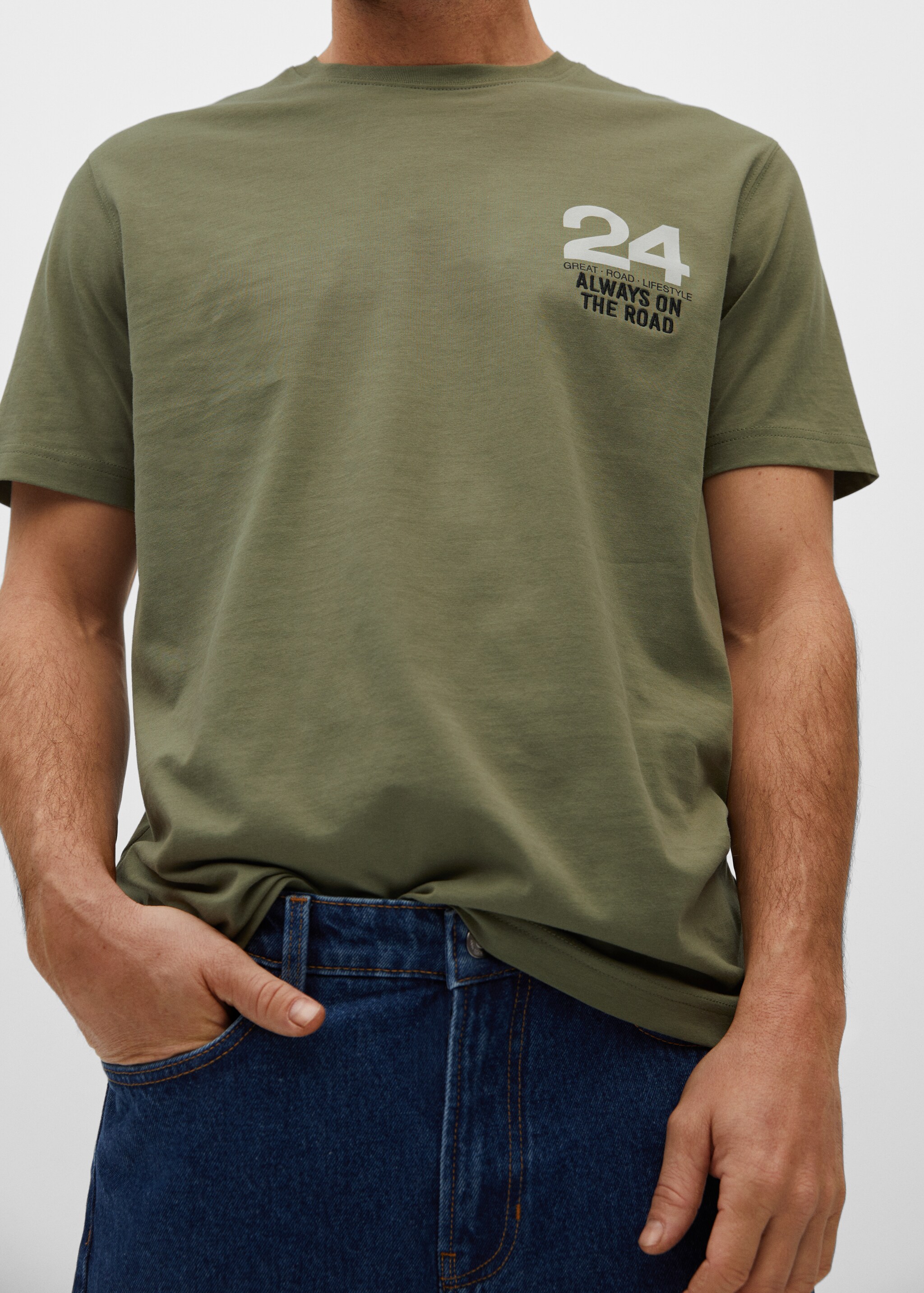 Camiseta algodón estampada - Detalle del artículo 1