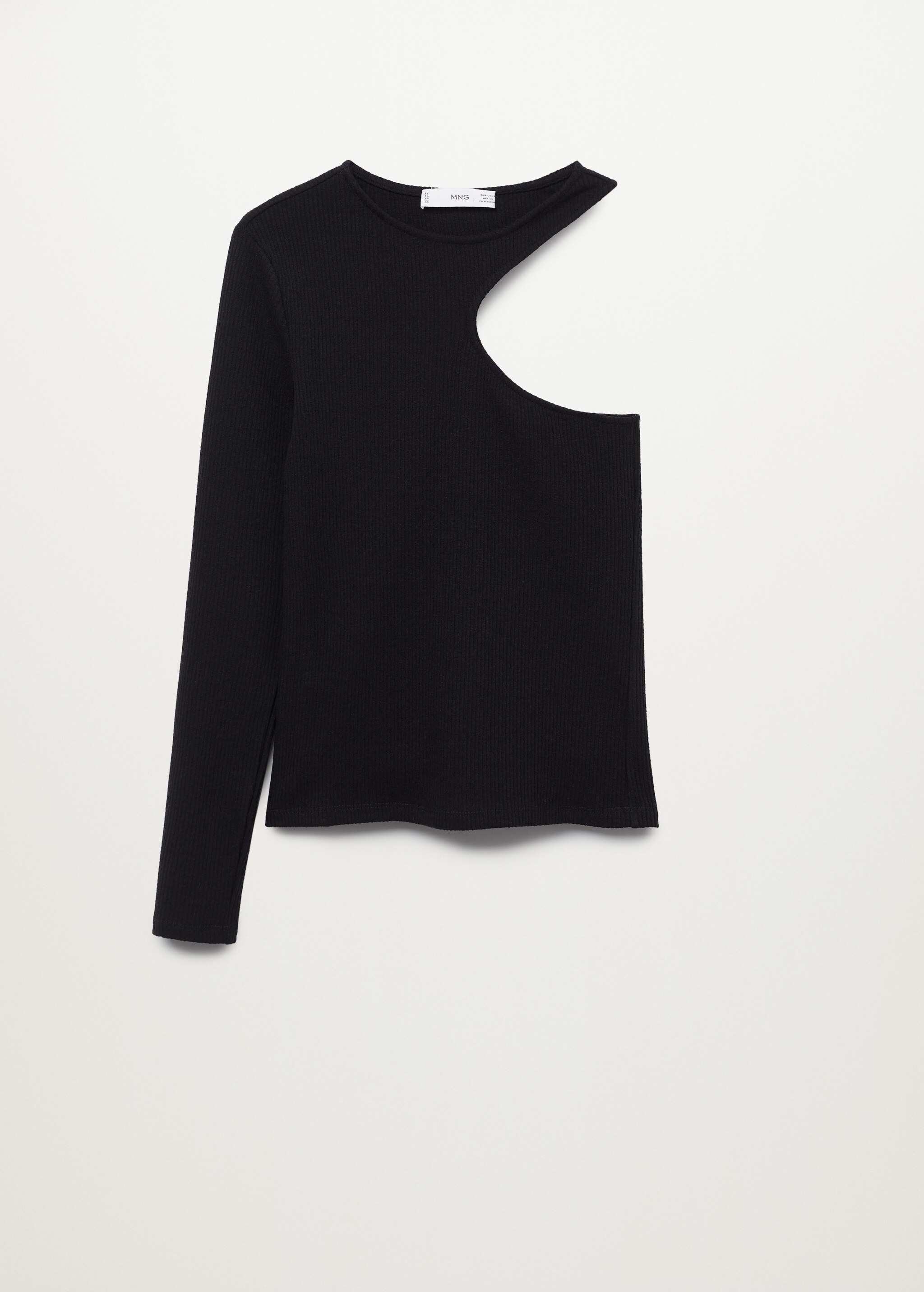 Camiseta canalé cut-out - Artículo sin modelo
