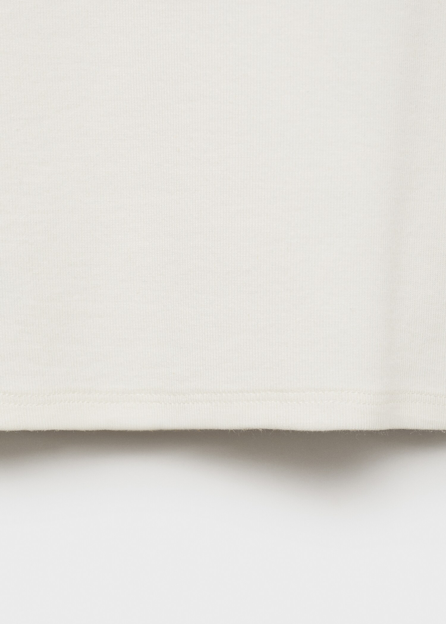 Fitted cropped t-shirt - Details of the article 0