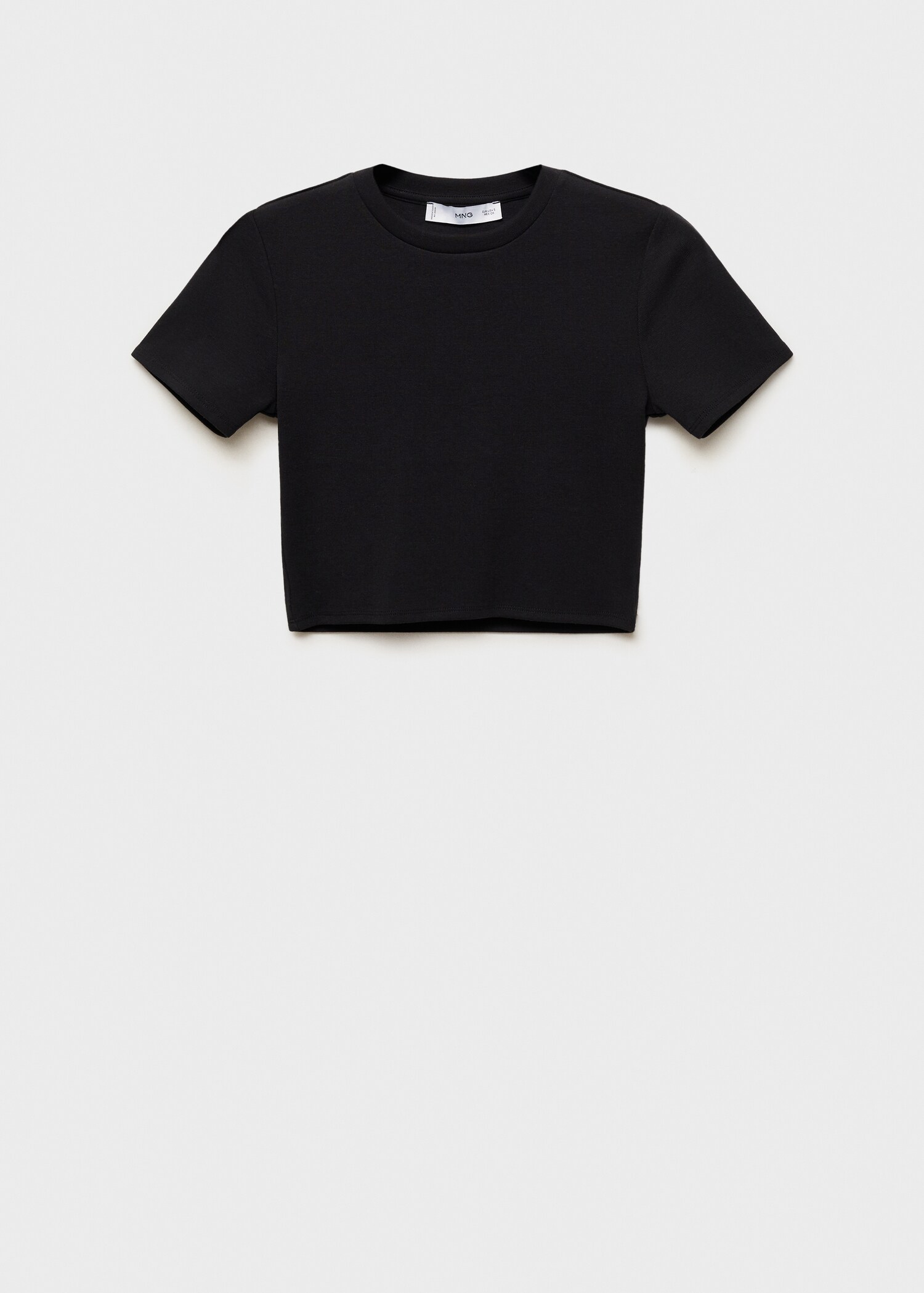 Fitted cropped t-shirt - Article without model