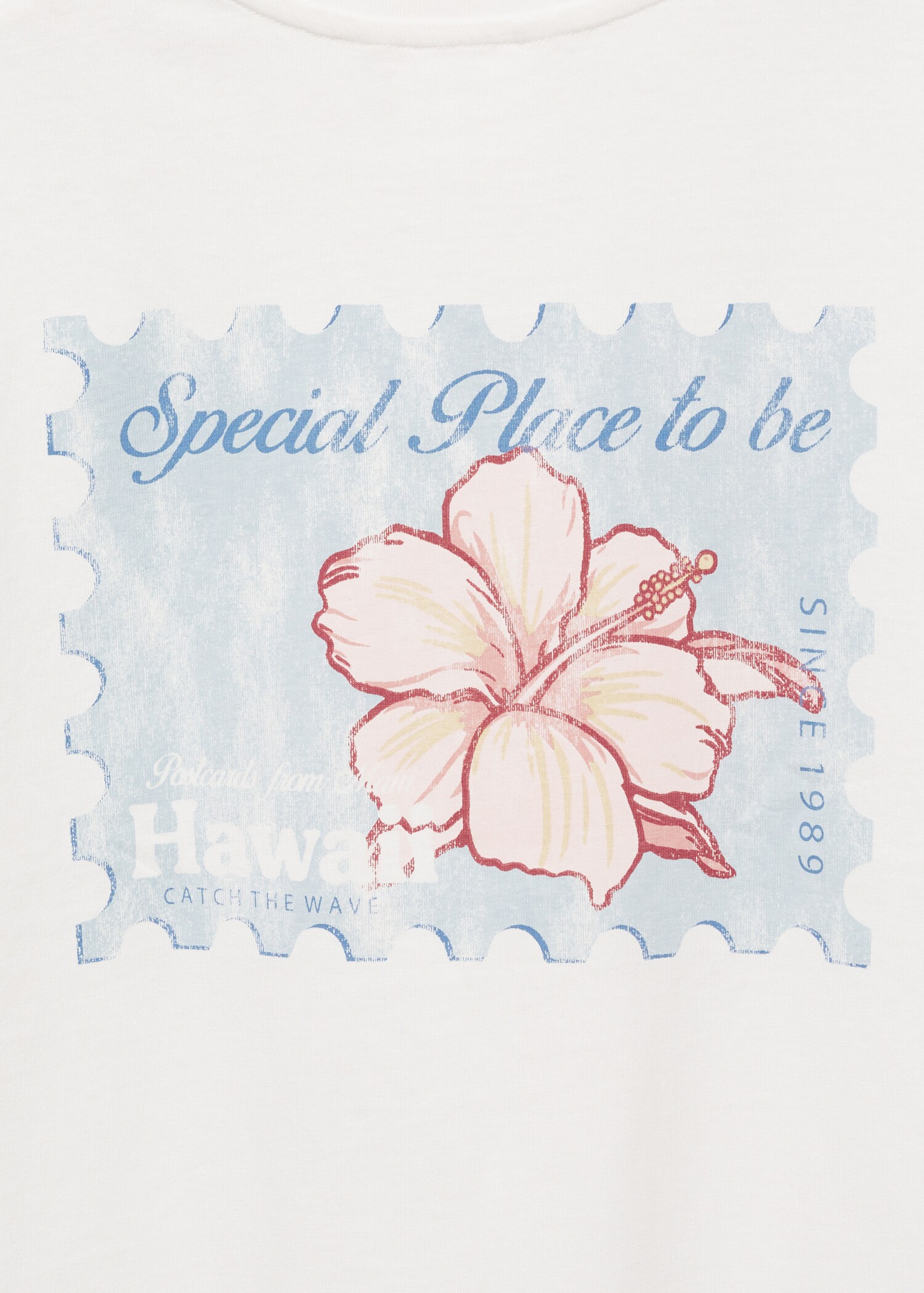 T-Shirt mit aufgedruckter Zeichnung - Detail des Artikels 0