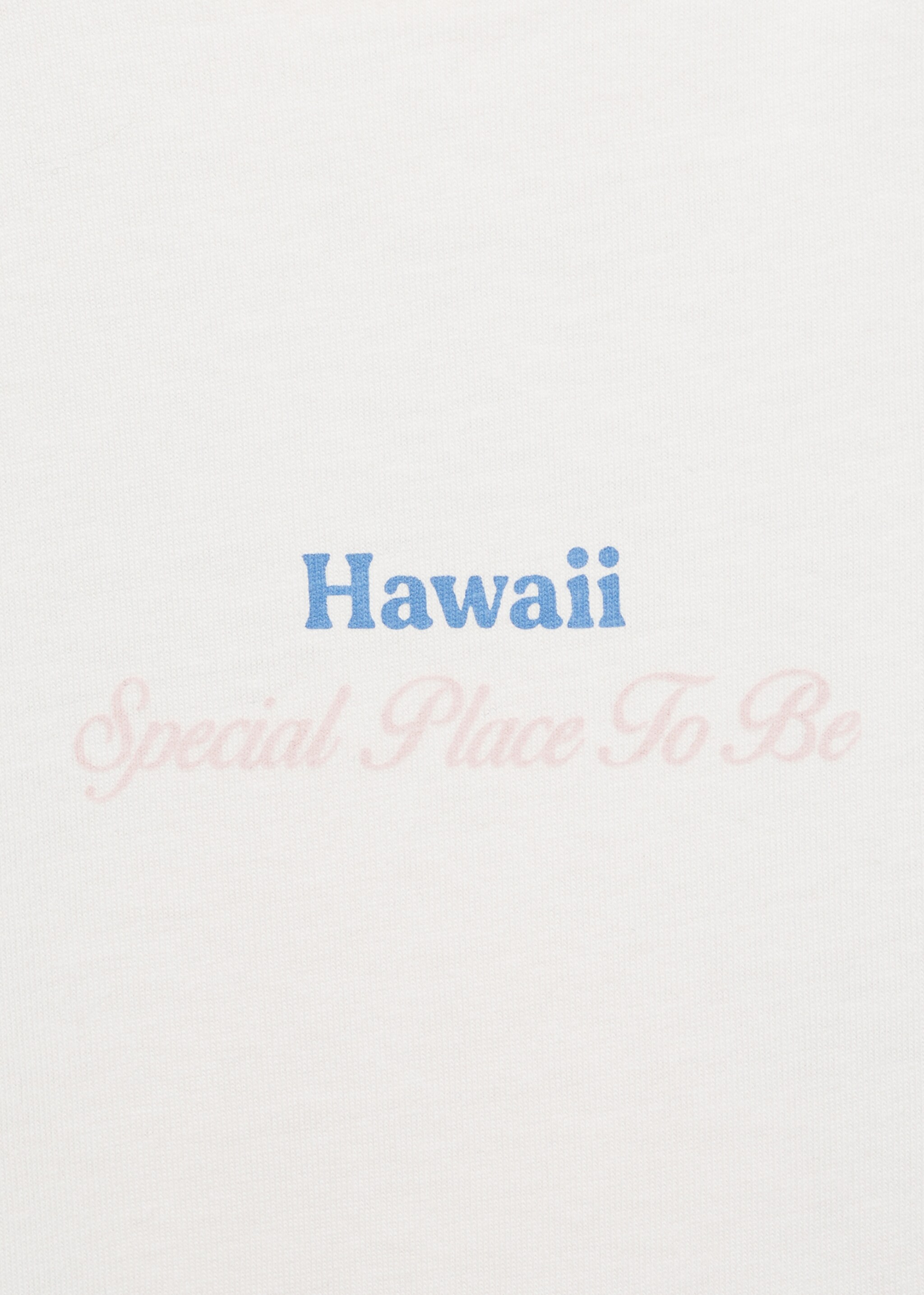 T-Shirt mit aufgedruckter Zeichnung - Detail des Artikels 8, Cremeweiß. Ref: 87006350-00.