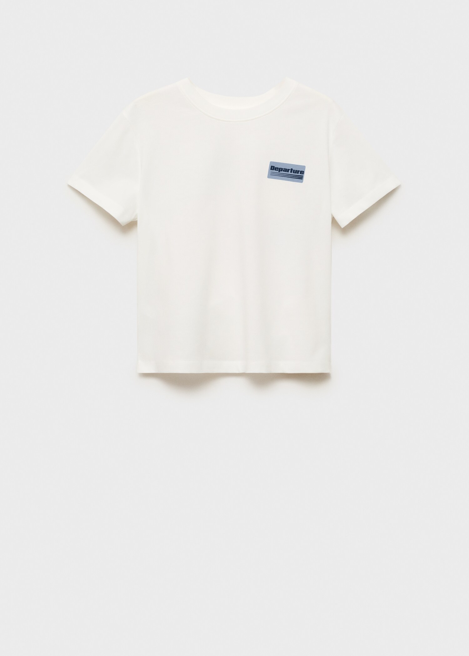 Printed cotton-blend T-shirt - Article without model