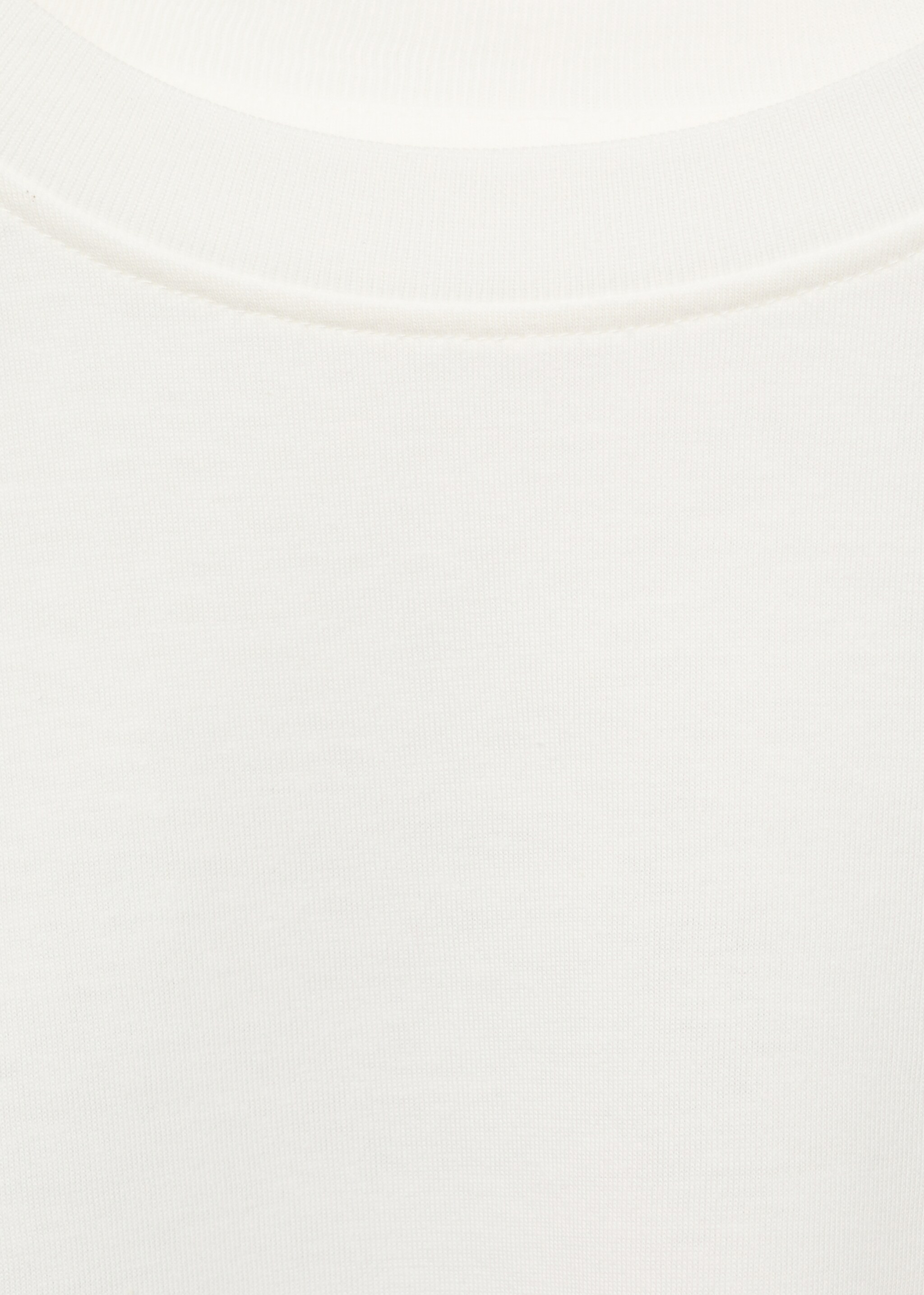 Printed cotton-blend T-shirt - Details of the article 8, Off White. Ref: 87006351-00.