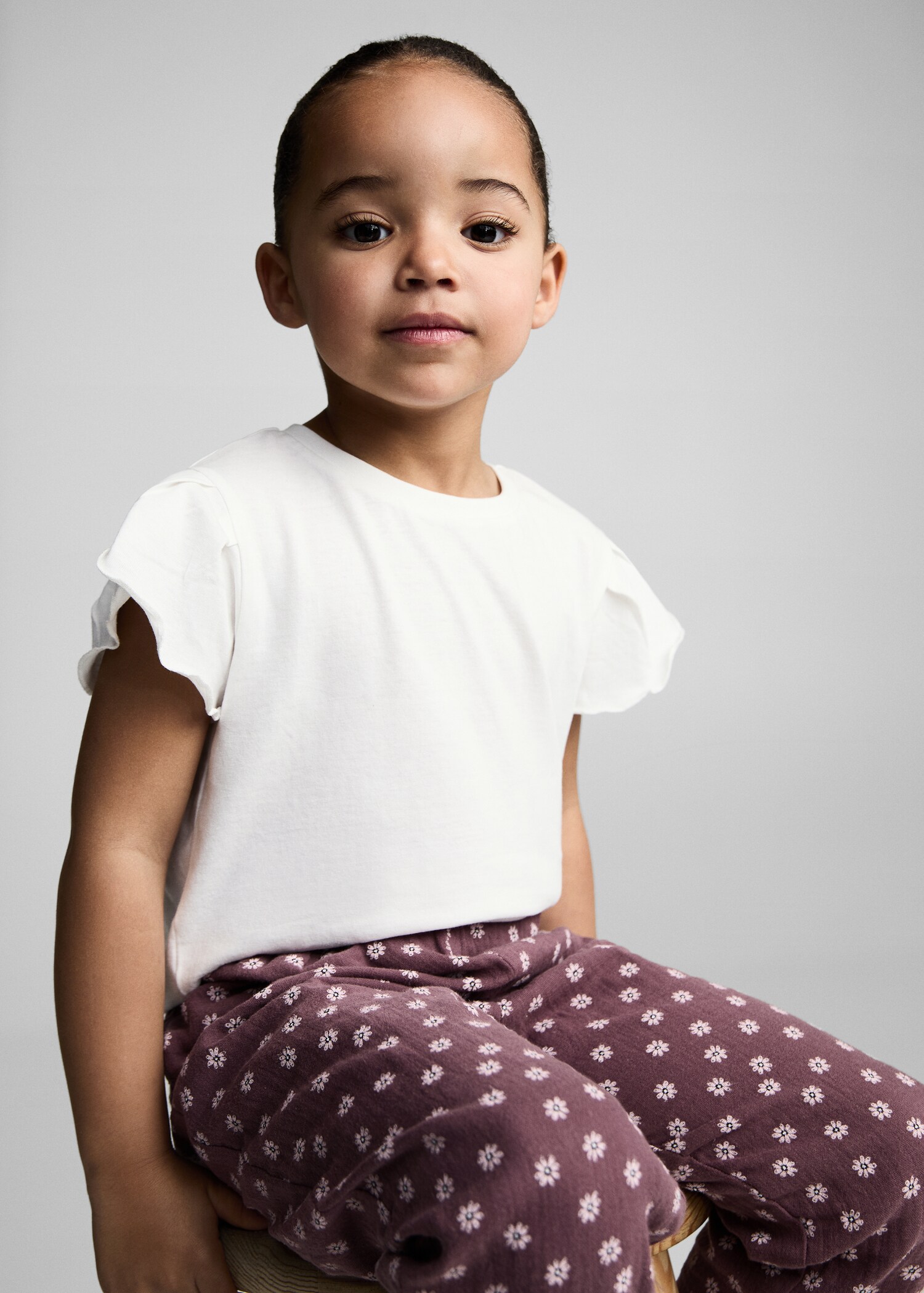 Μπλούζα κοντό μανίκι βαμβάκι - Μεσαίο πλάνο