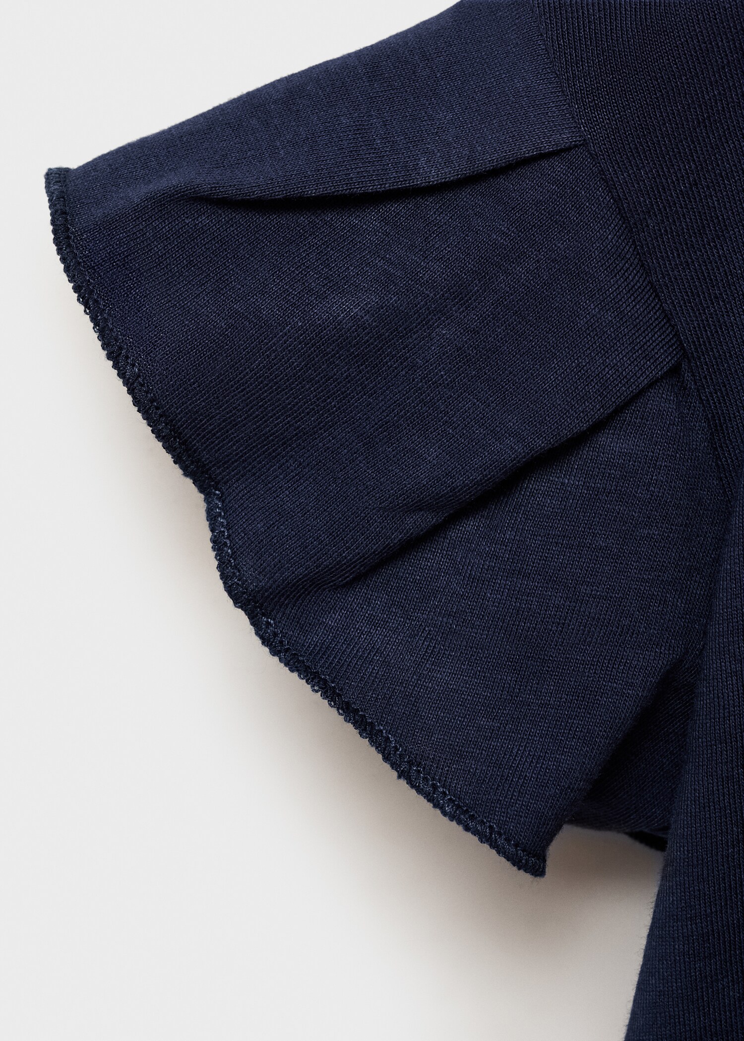 Μπλούζα κοντό μανίκι βαμβάκι - Λεπτομέρεια του προϊόντος 0