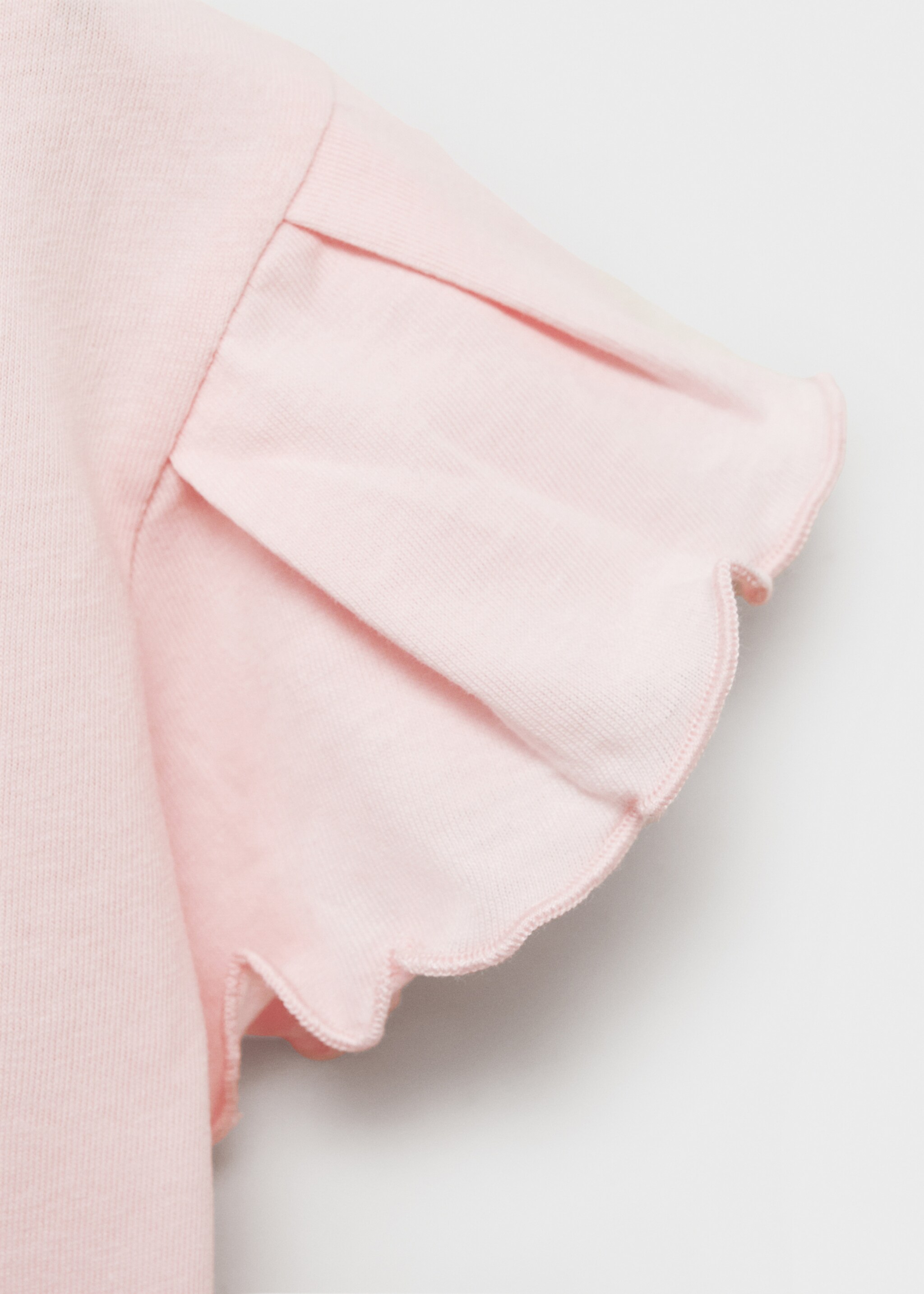 Μπλούζα κοντό μανίκι βαμβάκι - Λεπτομέρεια του προϊόντος 8, Ροζ. Ref: 87006353-00.