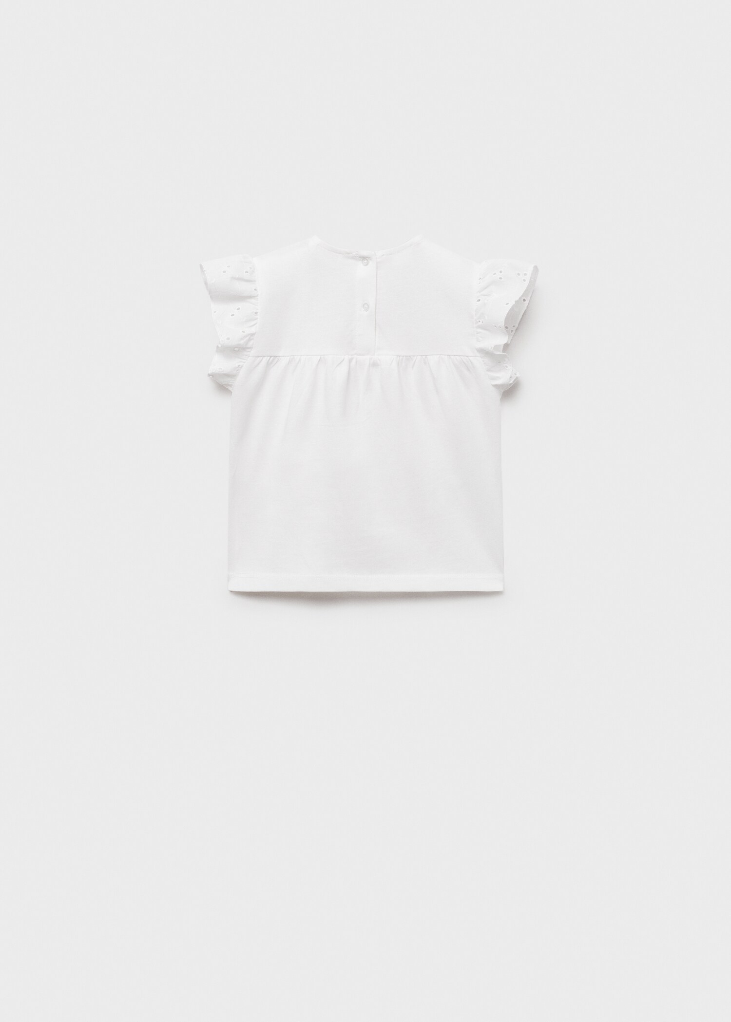 Openwork details T-shirt - Reverse of the article