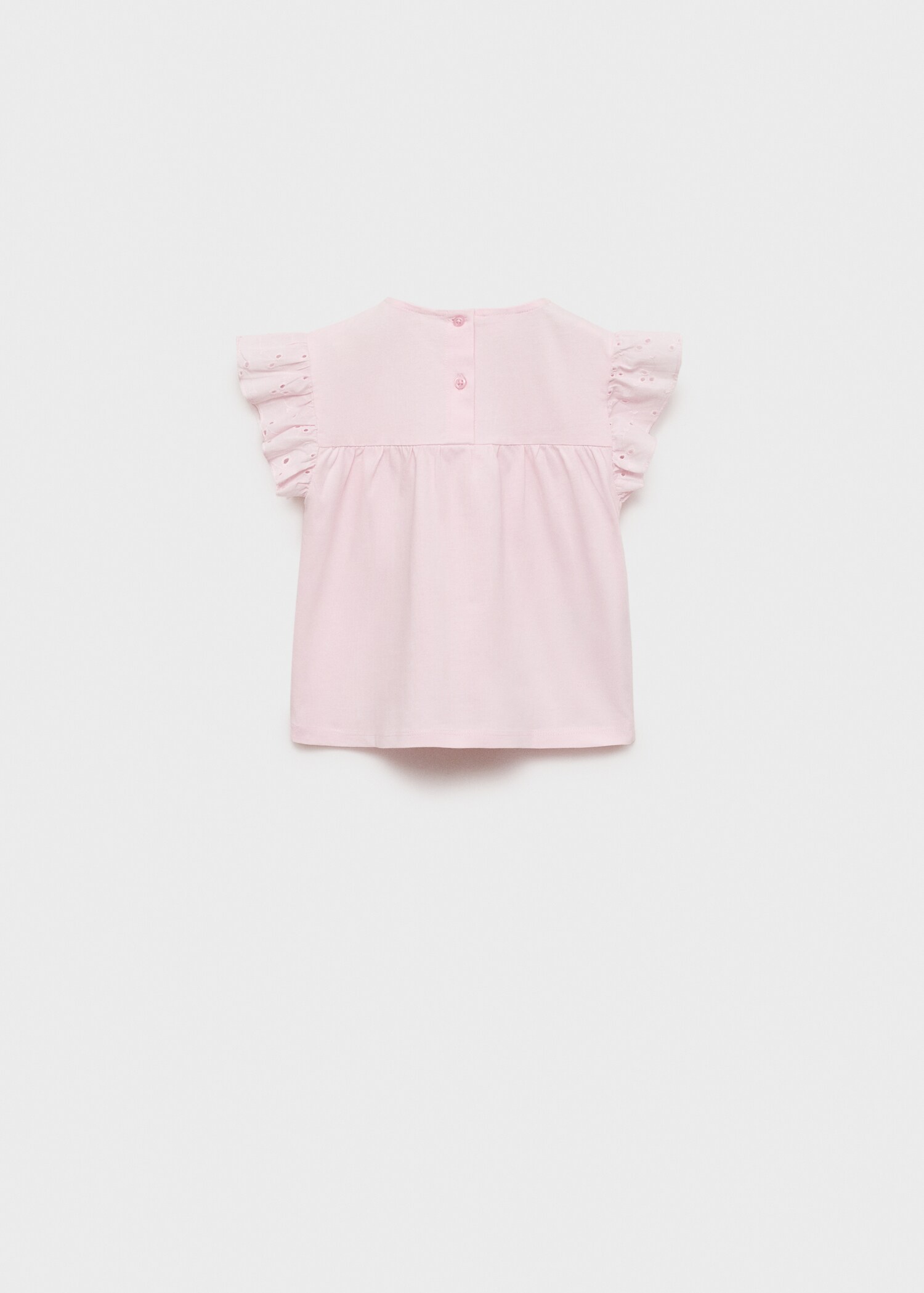 Openwork details T-shirt - Reverse of the article