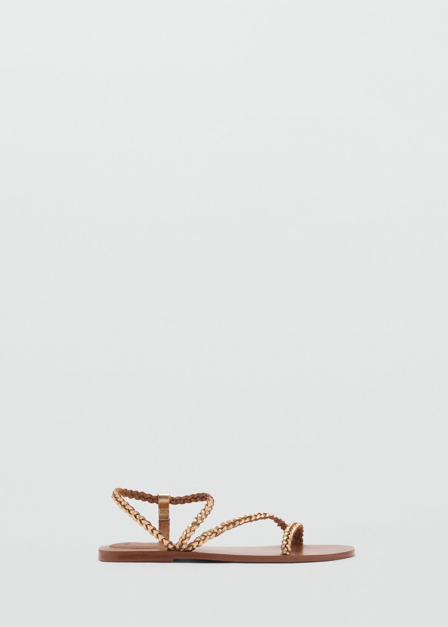 Sandály z proplétané kůže - Zboží bez modelu