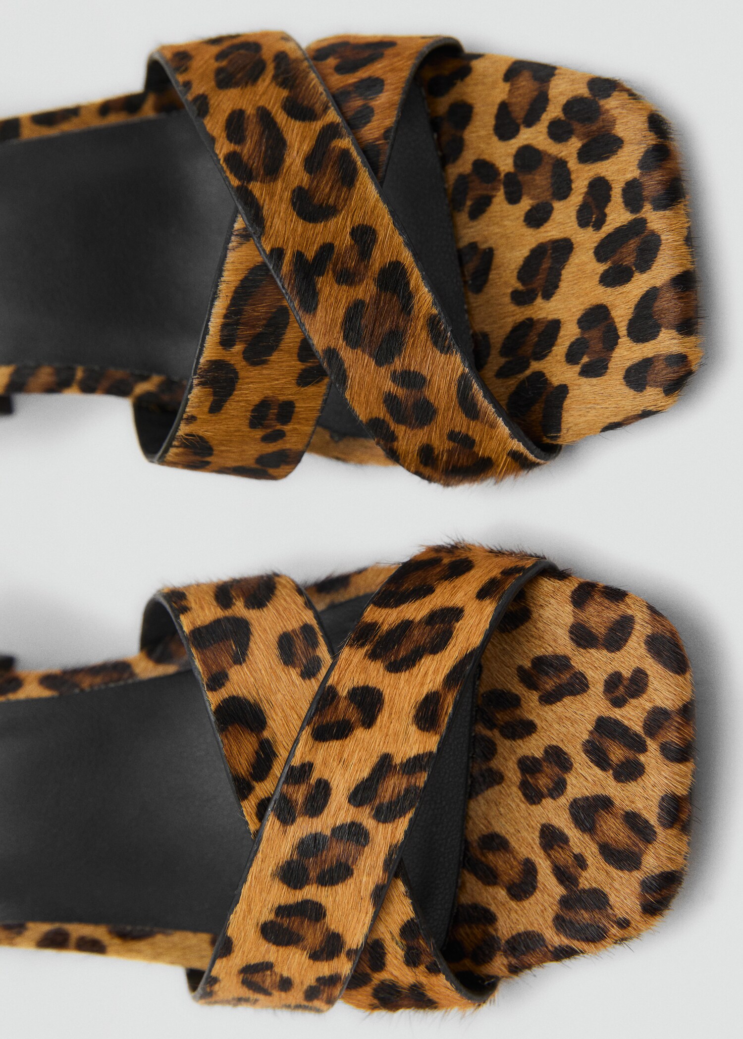 Leopard leather sandals - Details of the article 2