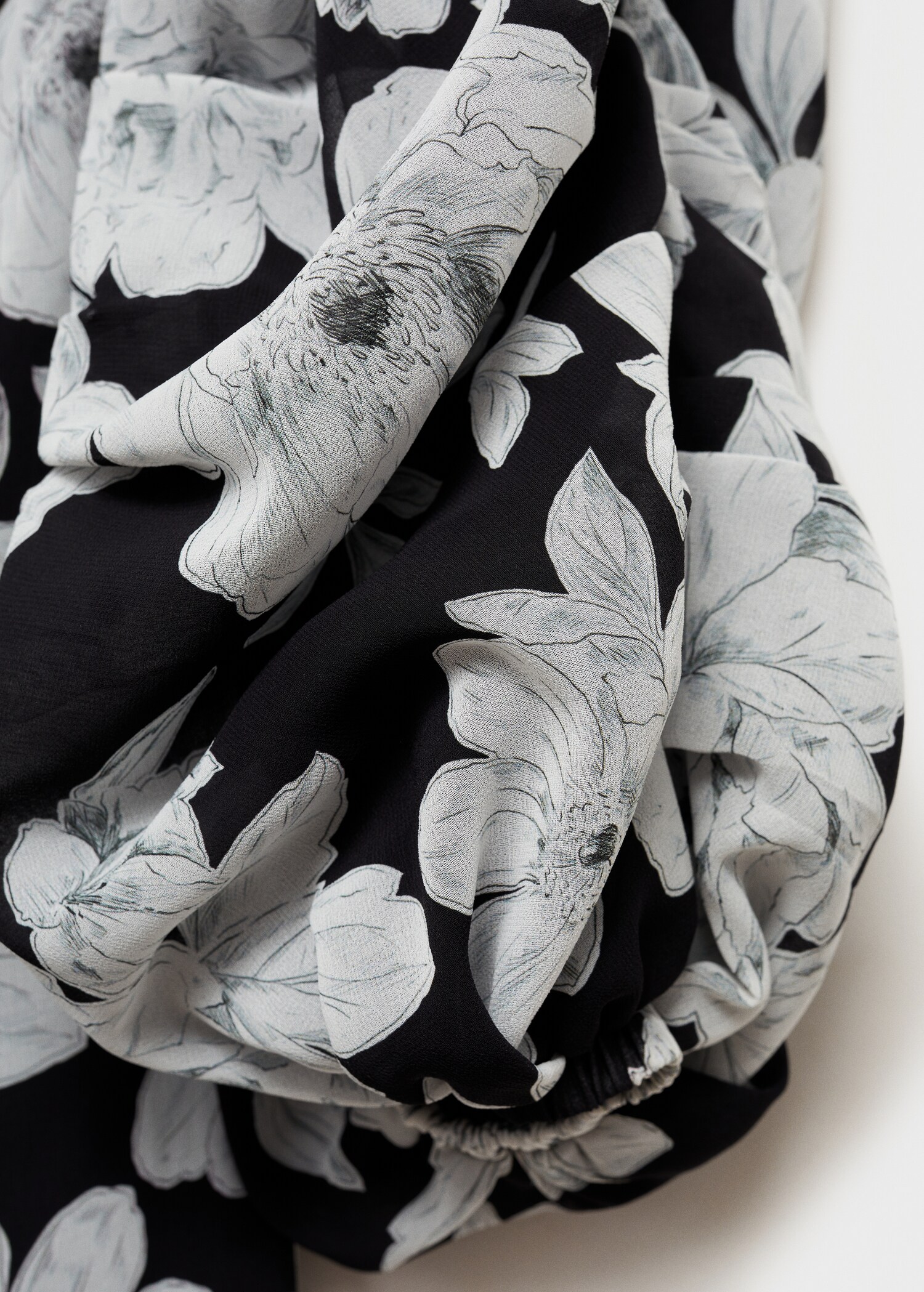 Strapless floral dress - Details of the article 0