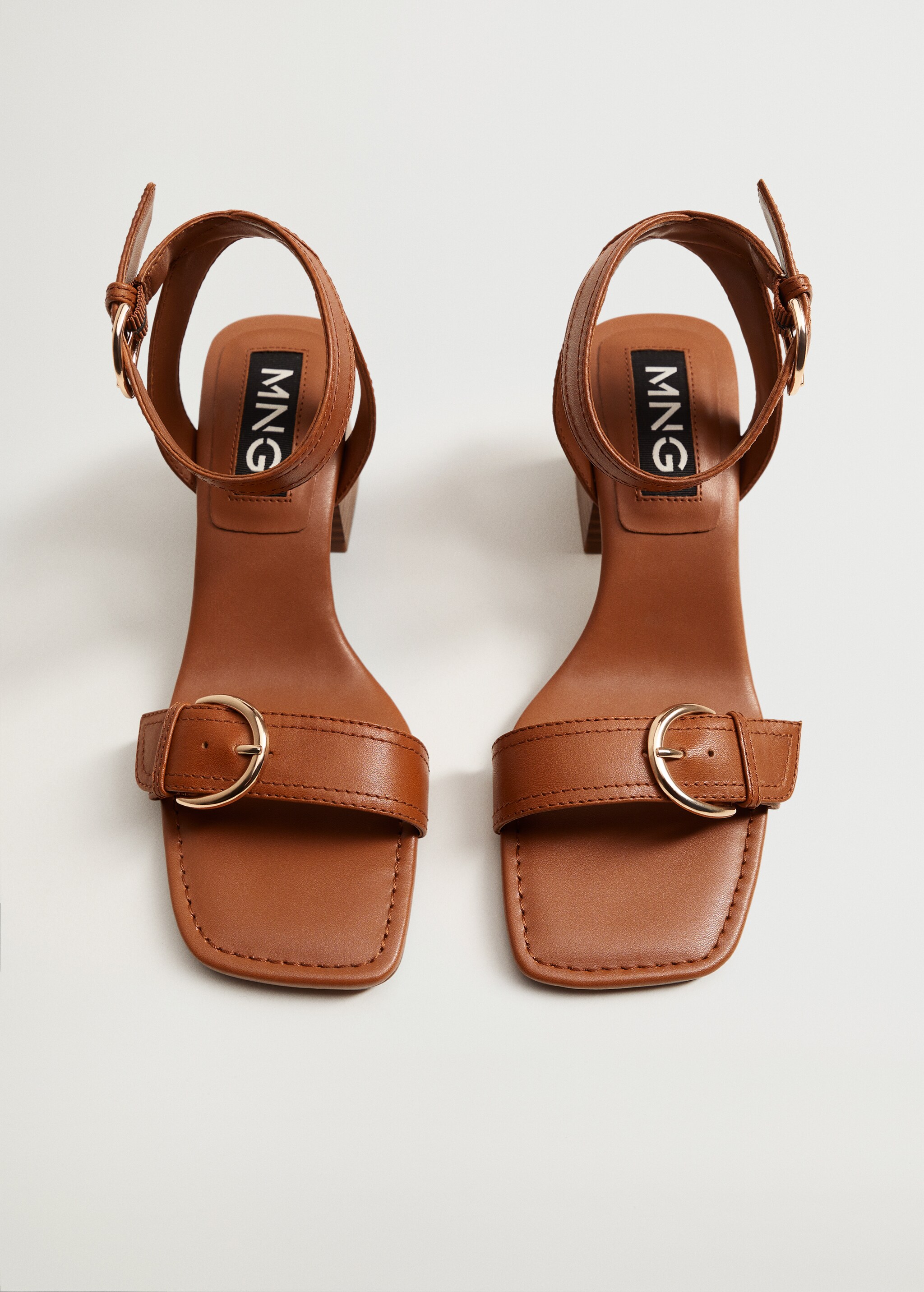 Heel leather sandals - Details of the article 3
