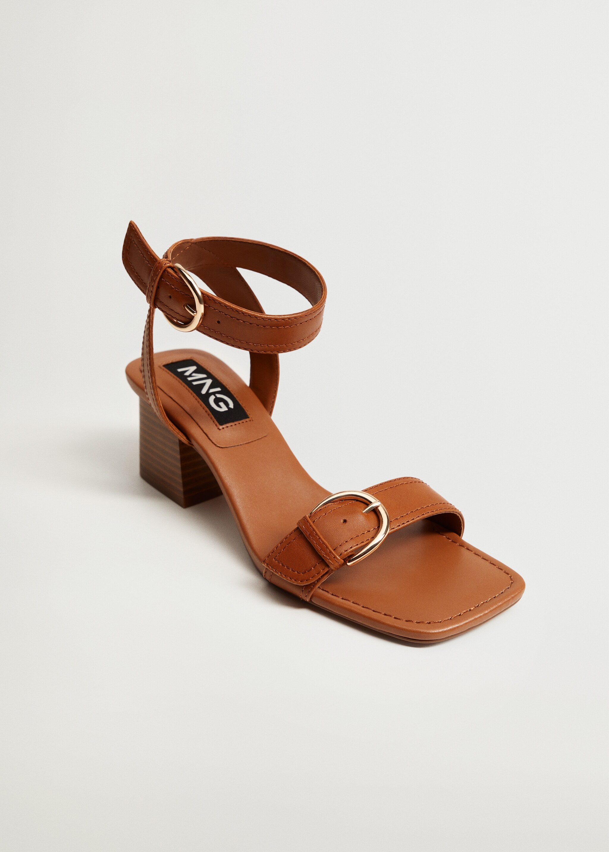 Heel leather sandals - Details of the article 4