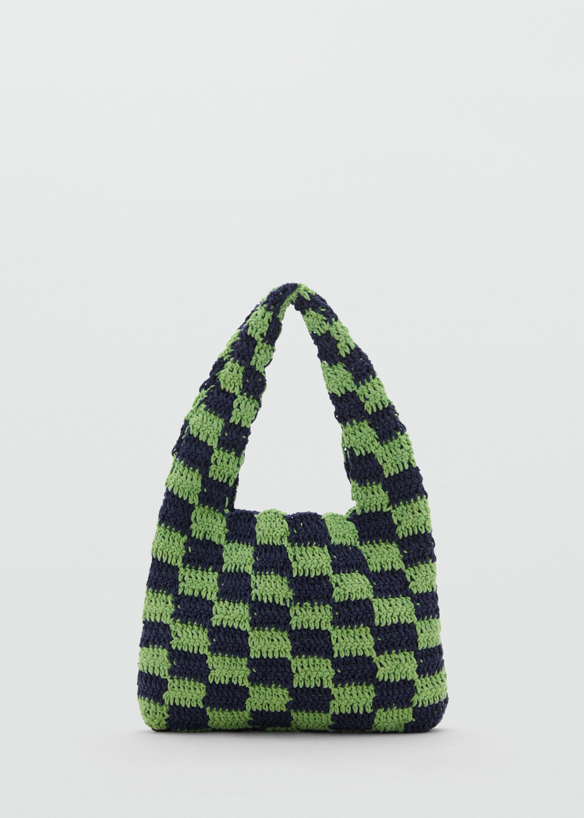 Check crochet bag - Article without model, Blue. Ref: 87006717-00.