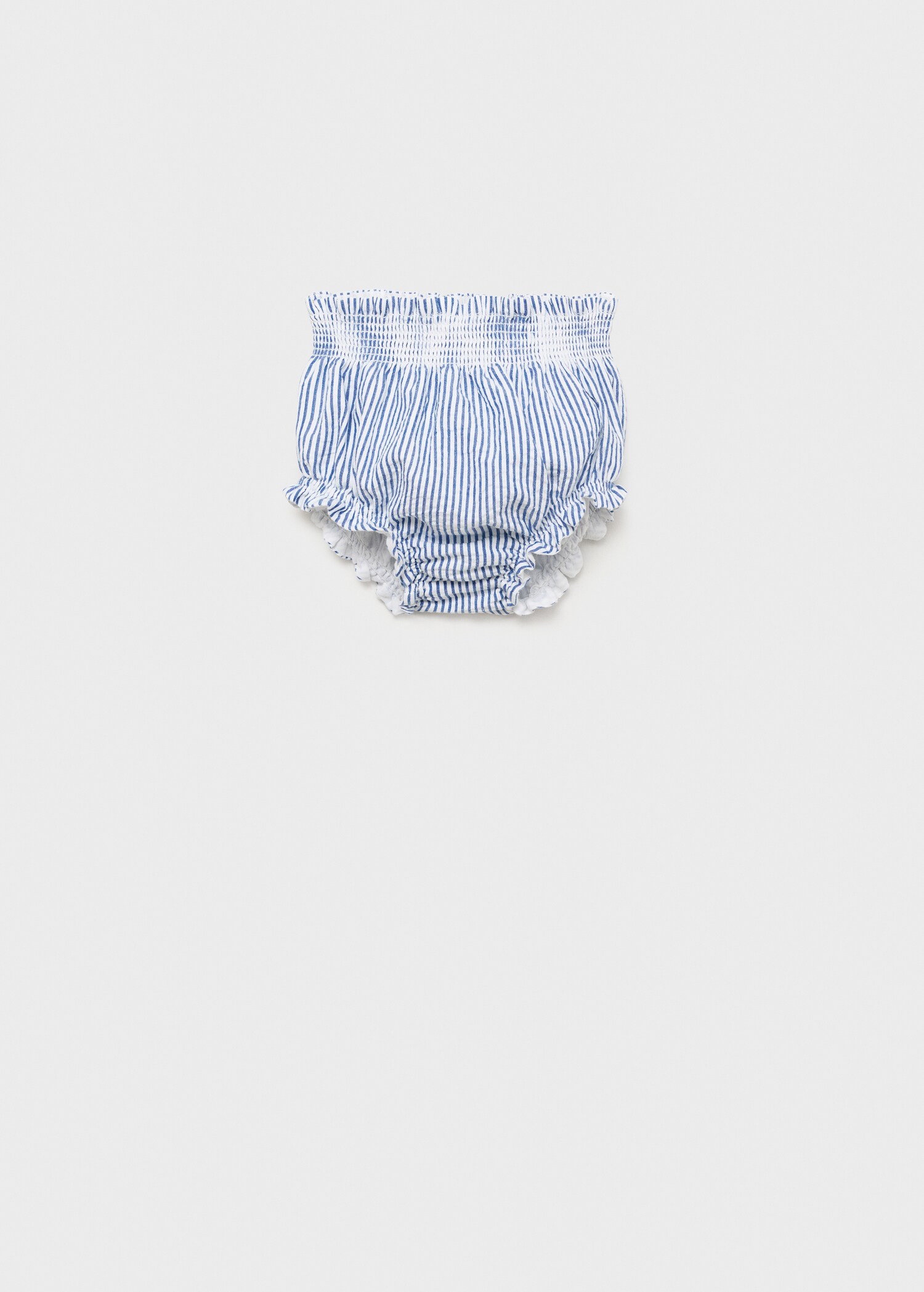 Striped cotton shorts - Article without model