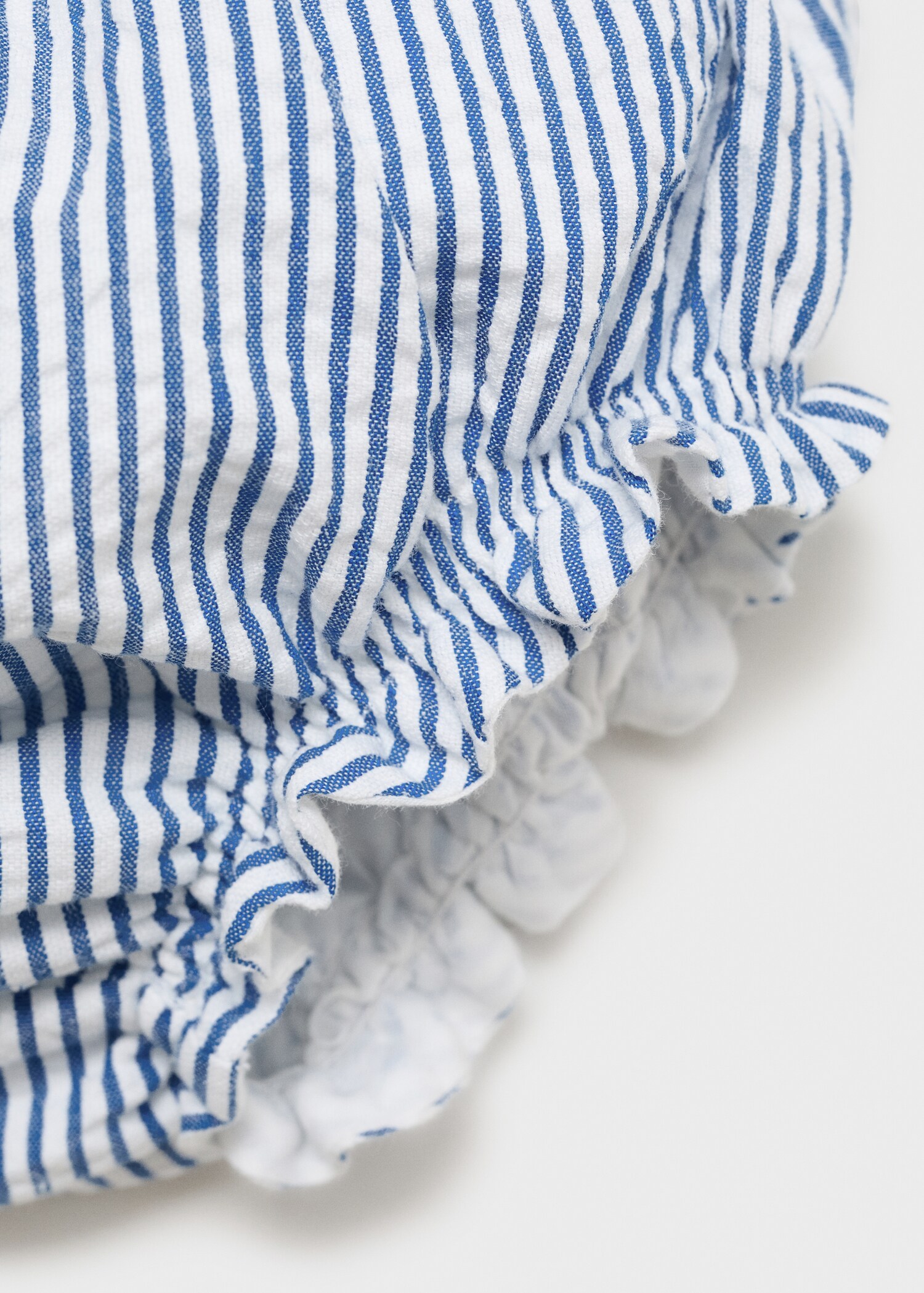 Striped cotton shorts - Details of the article 0