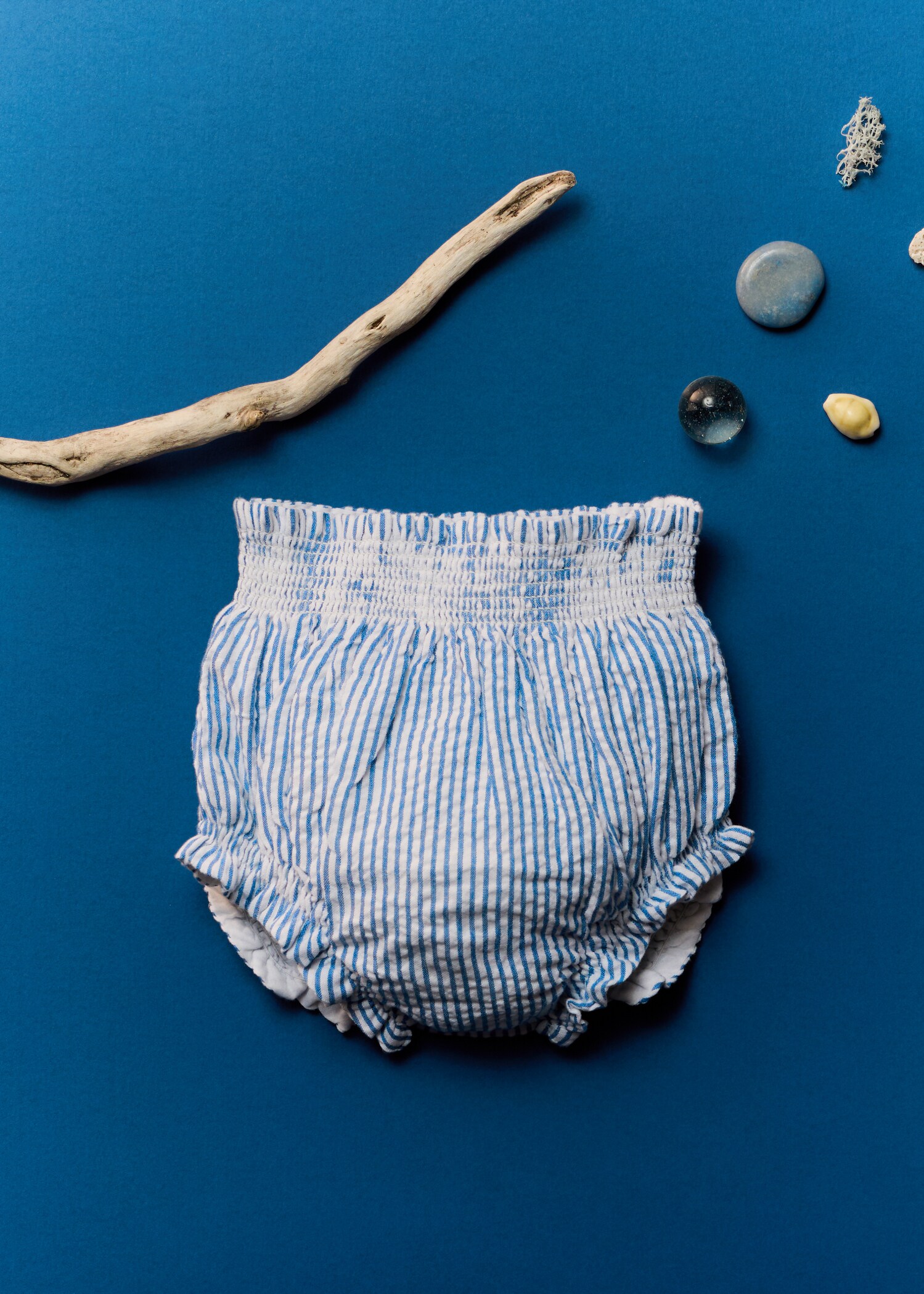 Striped cotton shorts - Details of the article 5