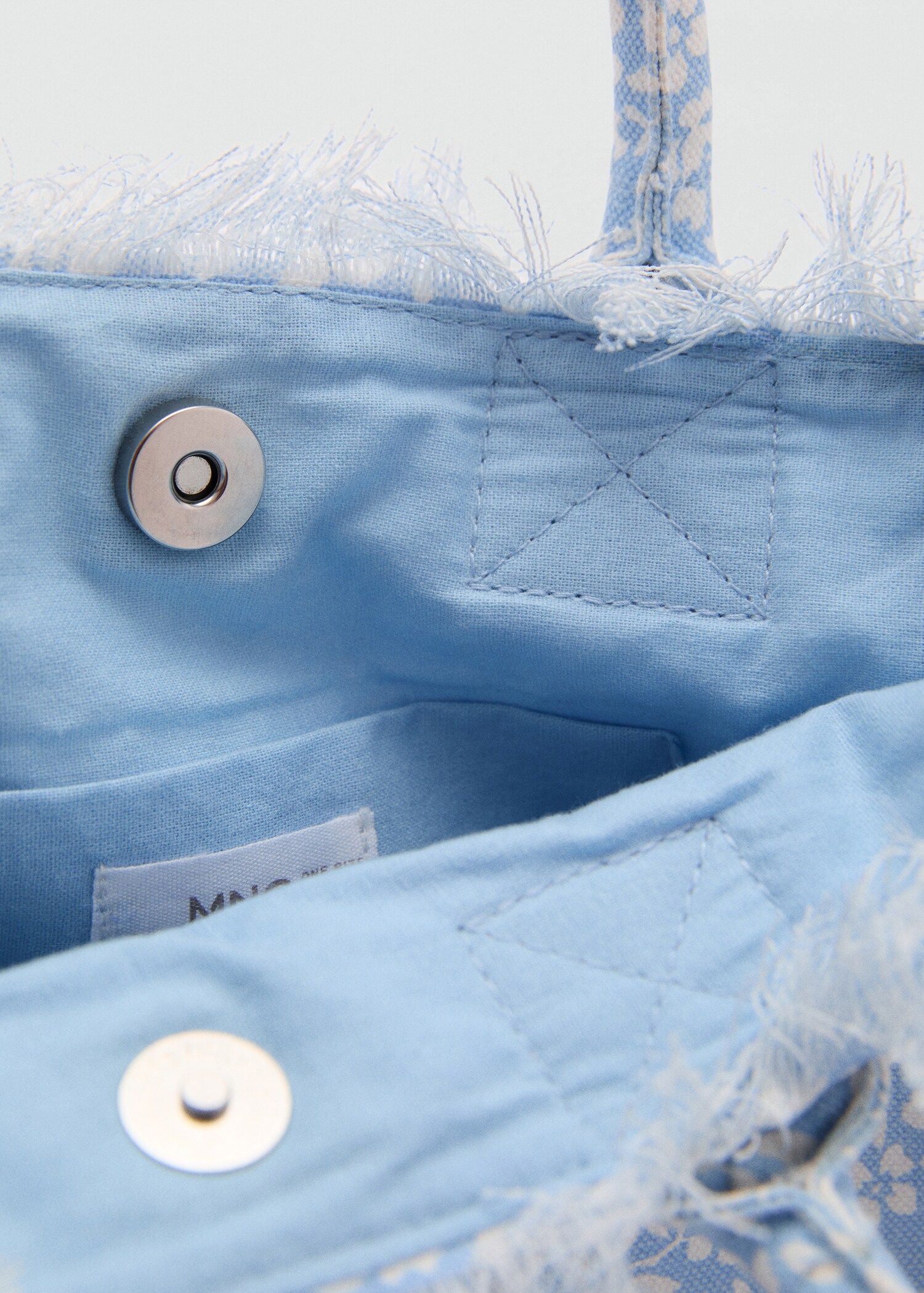 Mini-Tote-Bag mit Blumenprint - Detail des Artikels 3