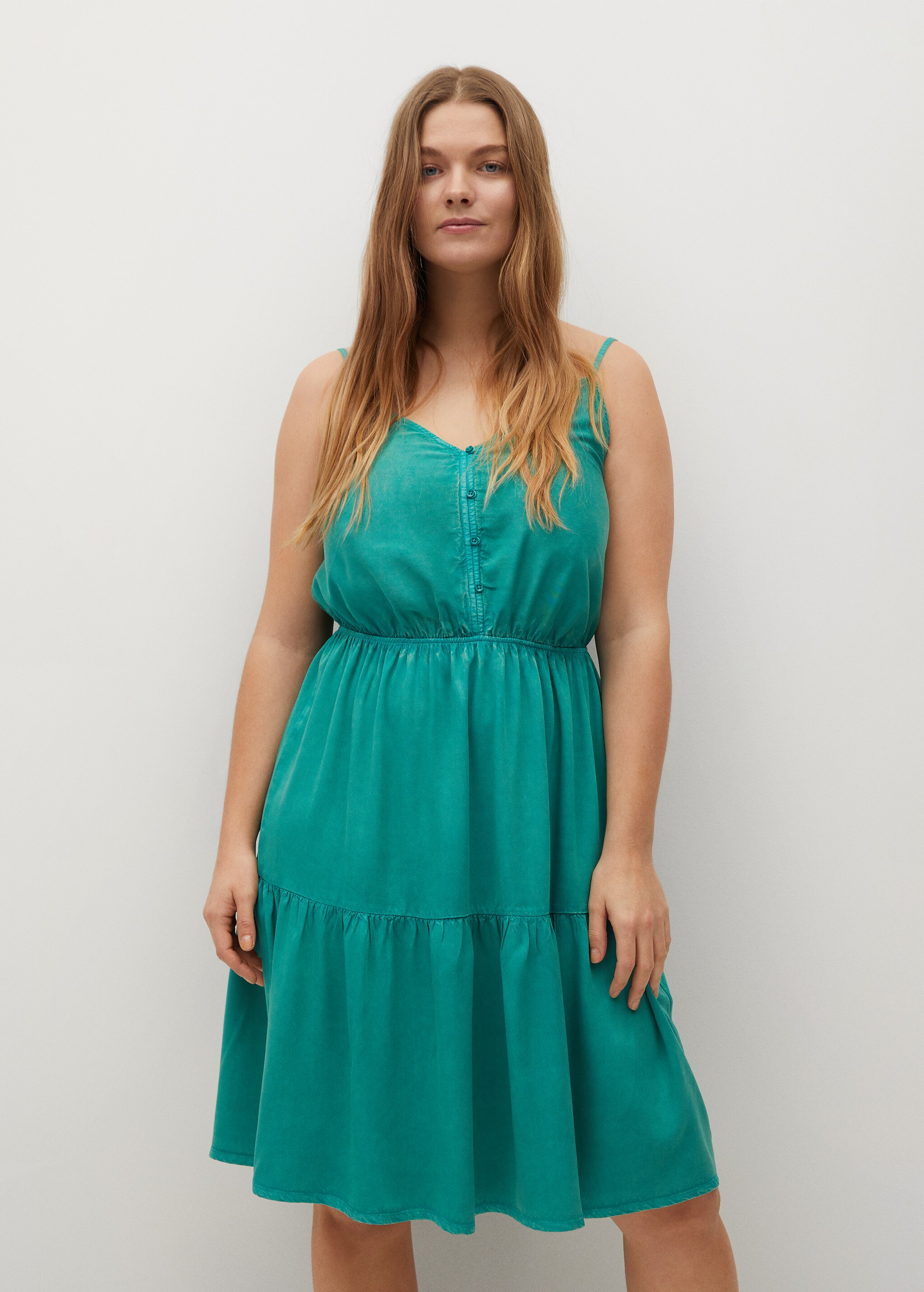 Vestido 100% lyocell - Plano medio