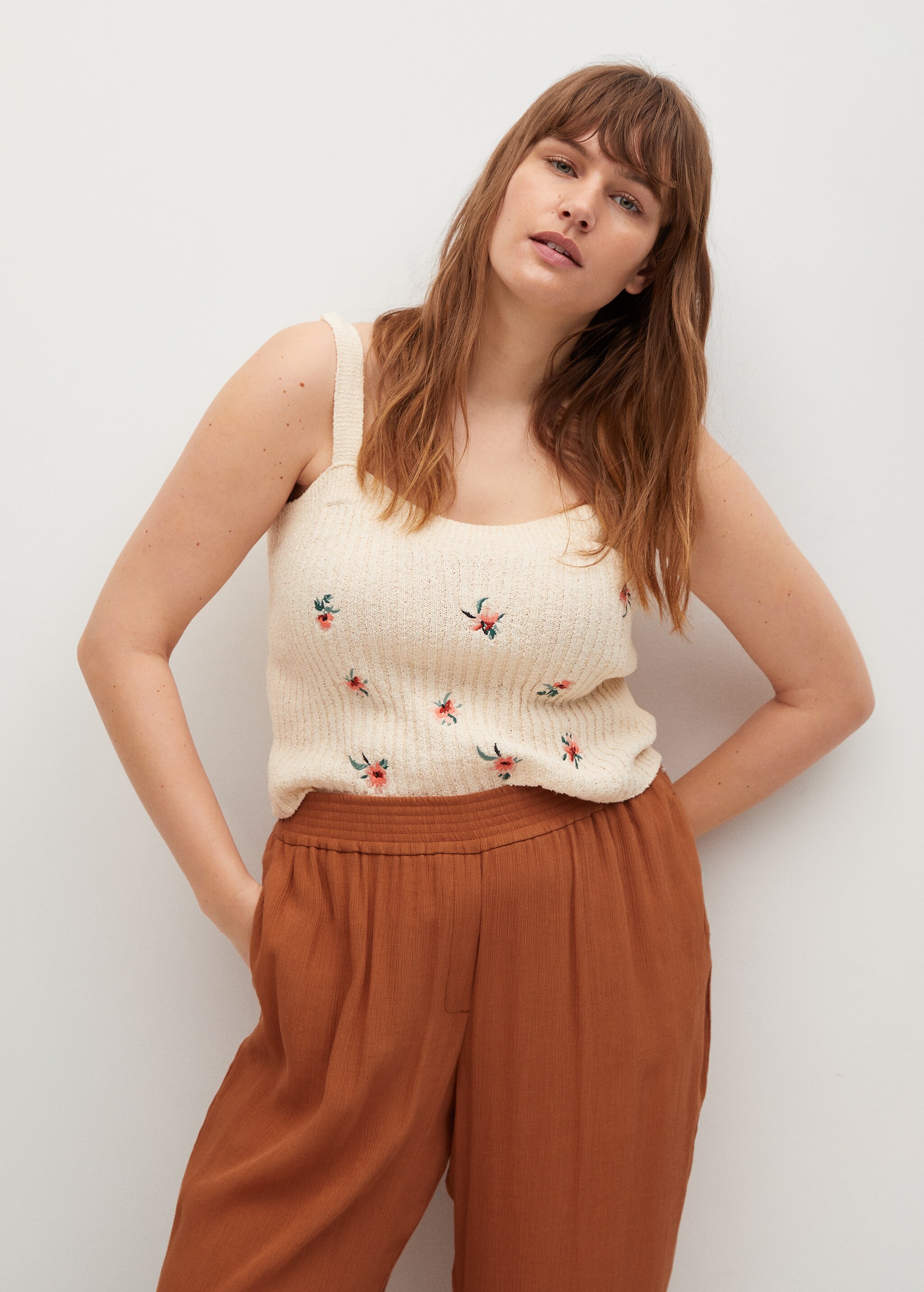 Pantalón acampanado fluido - Detalle del artículo 1