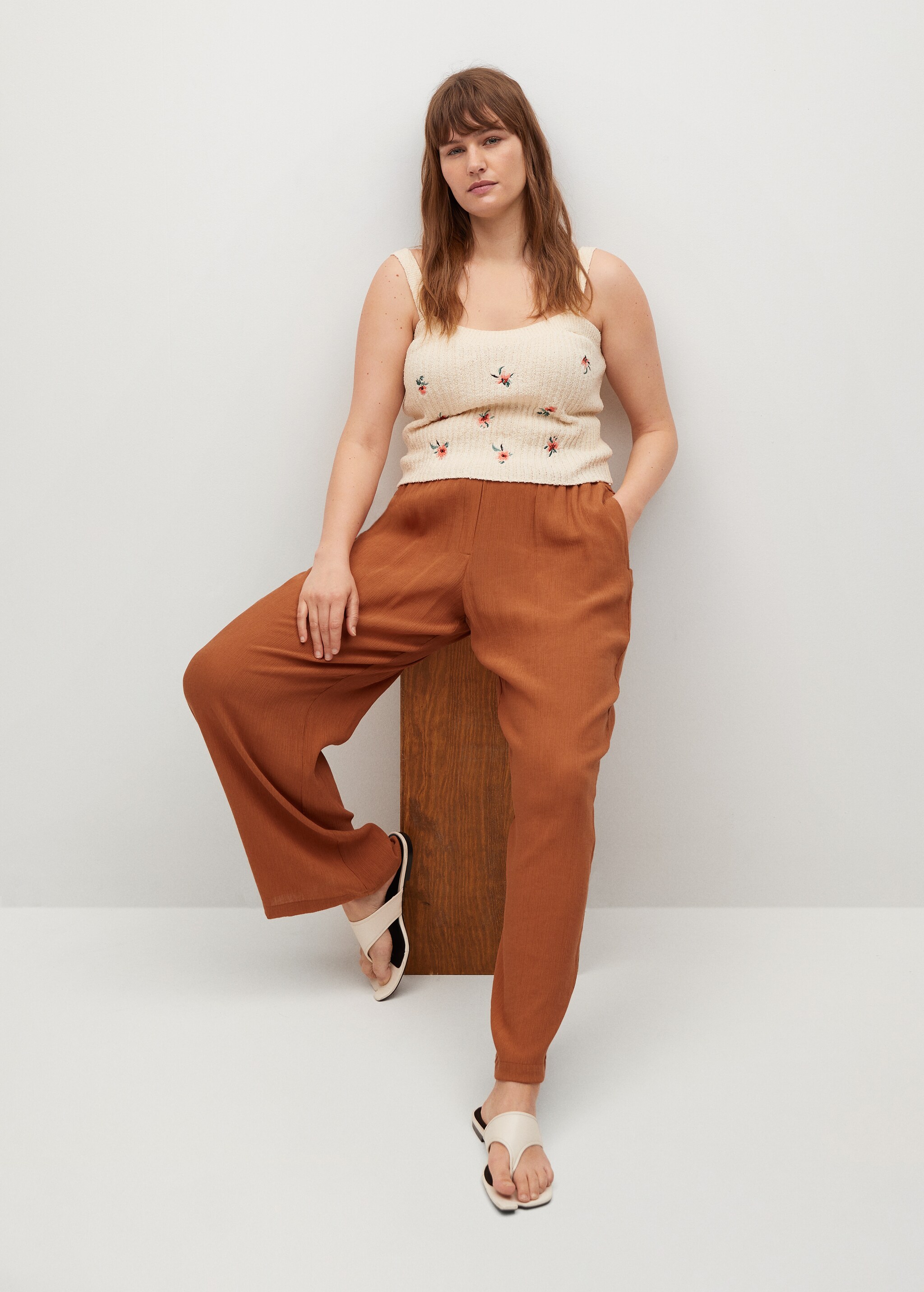 Pantalón acampanado fluido - Detalle del artículo 3