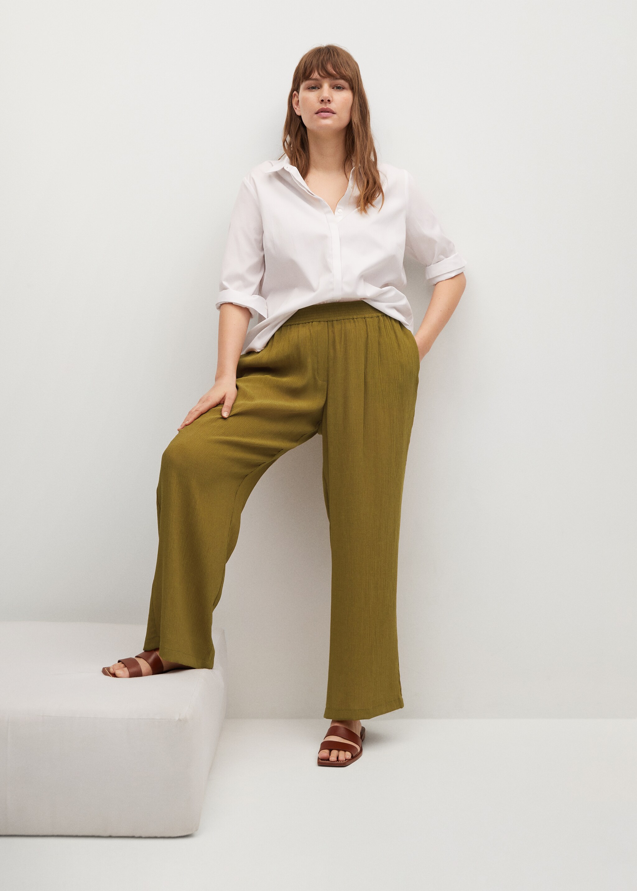 Pantalón acampanado fluido - Detalle del artículo 2