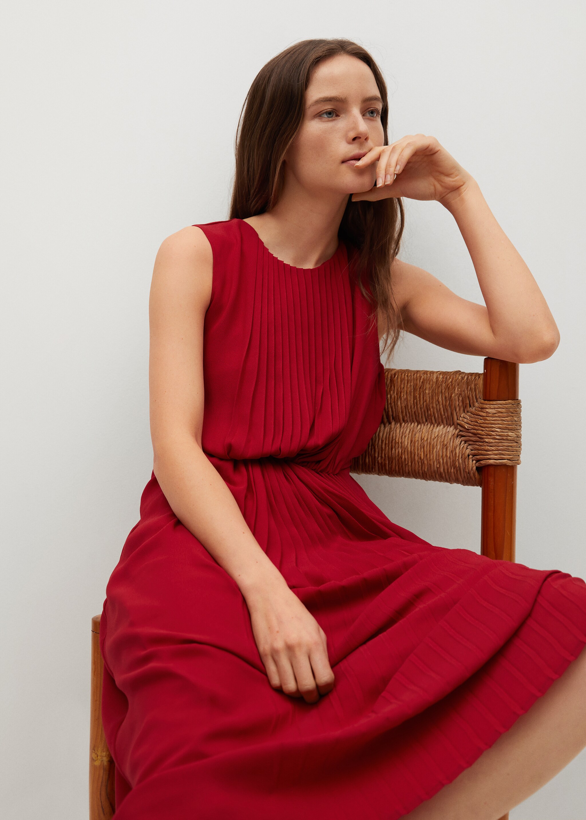 Vestido detalles plisados - Detalle del artículo 3