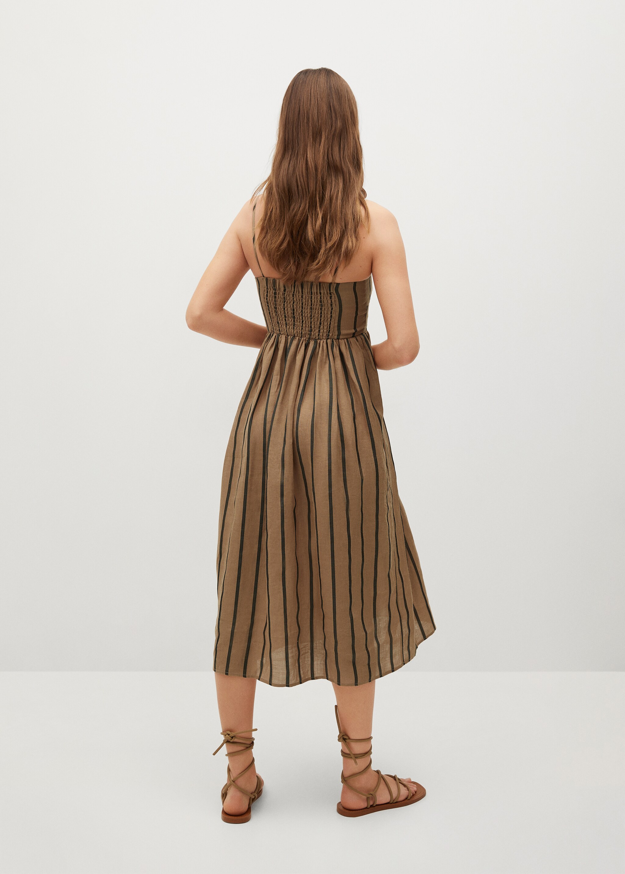 Vestido ramio rayas - Reverso del artículo