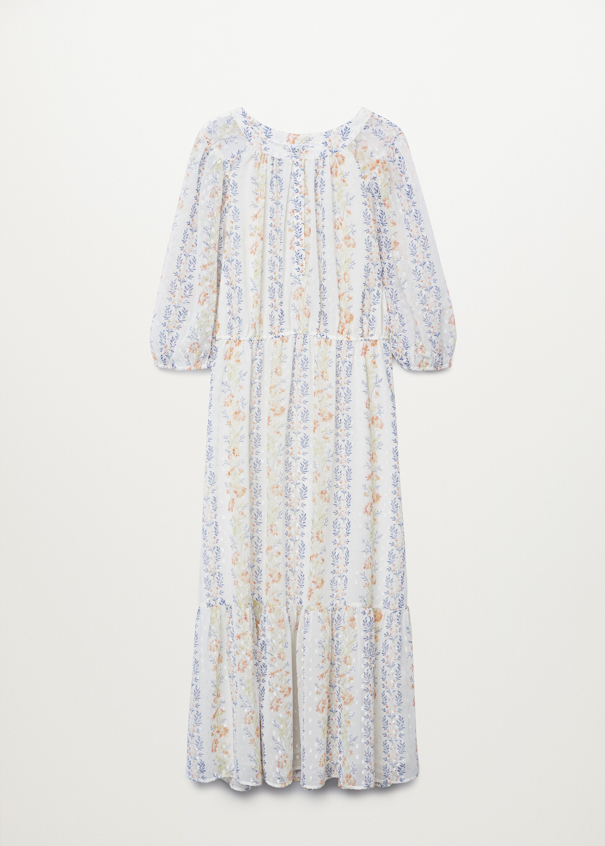 Vestido estampado lúrex - Artículo sin modelo