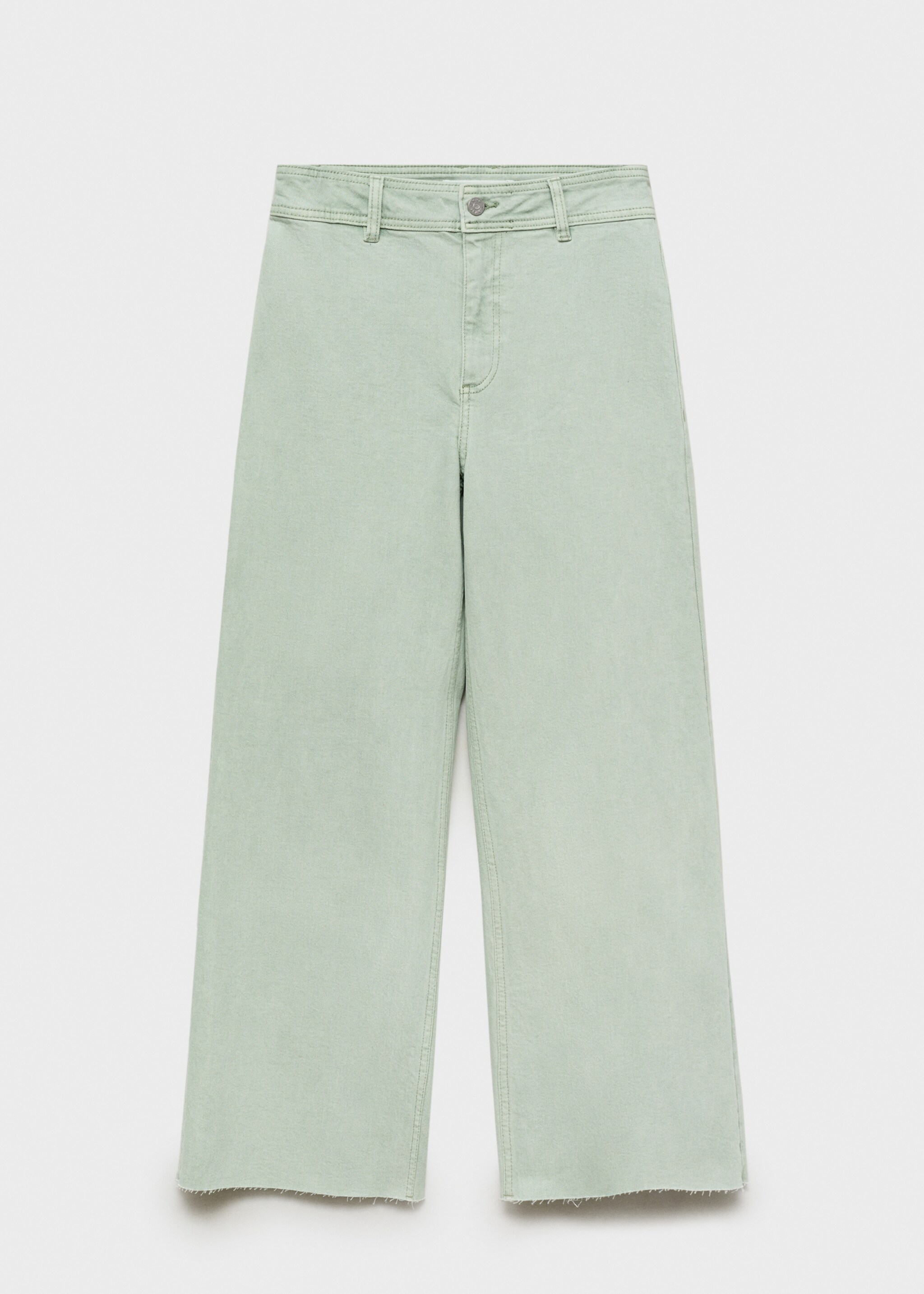 Catherin culotte high-rise jeans - Article without model, Turquoise. Ref: 87007180-00.