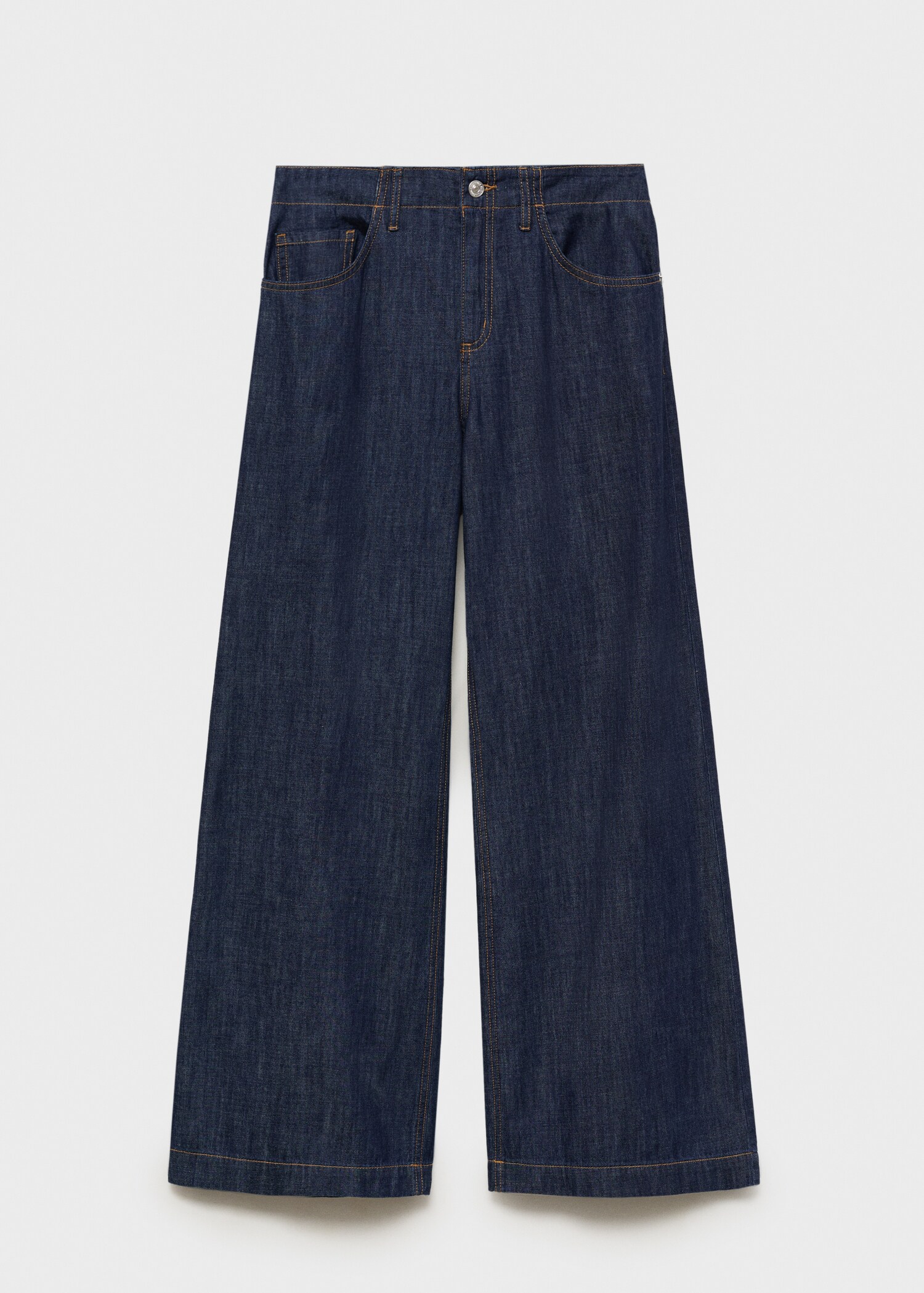 Wideleg mid-rise jeans - Article without model