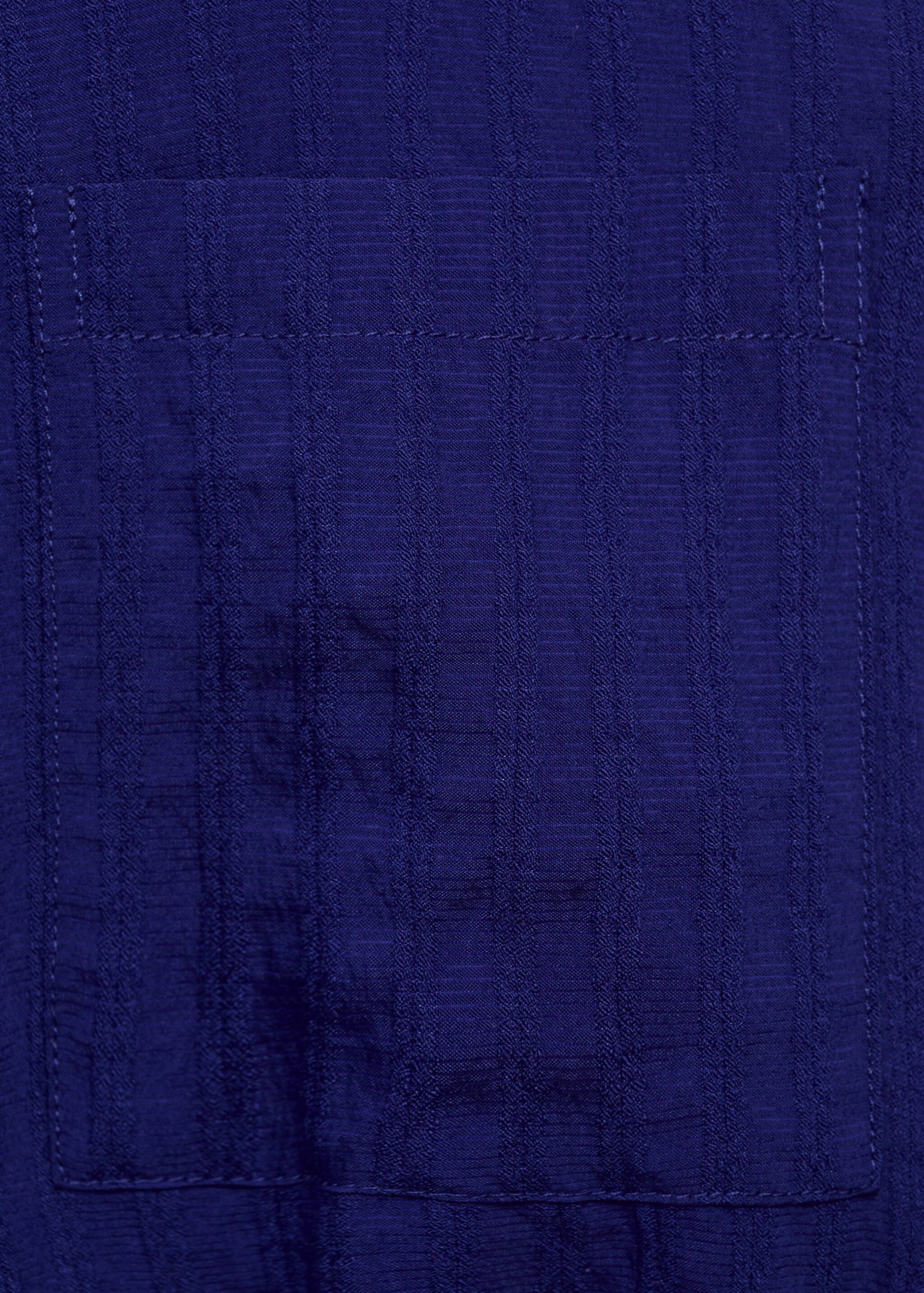 Bow shirt dress - Details of the article 0, Blue. Ref: 87007188-00.