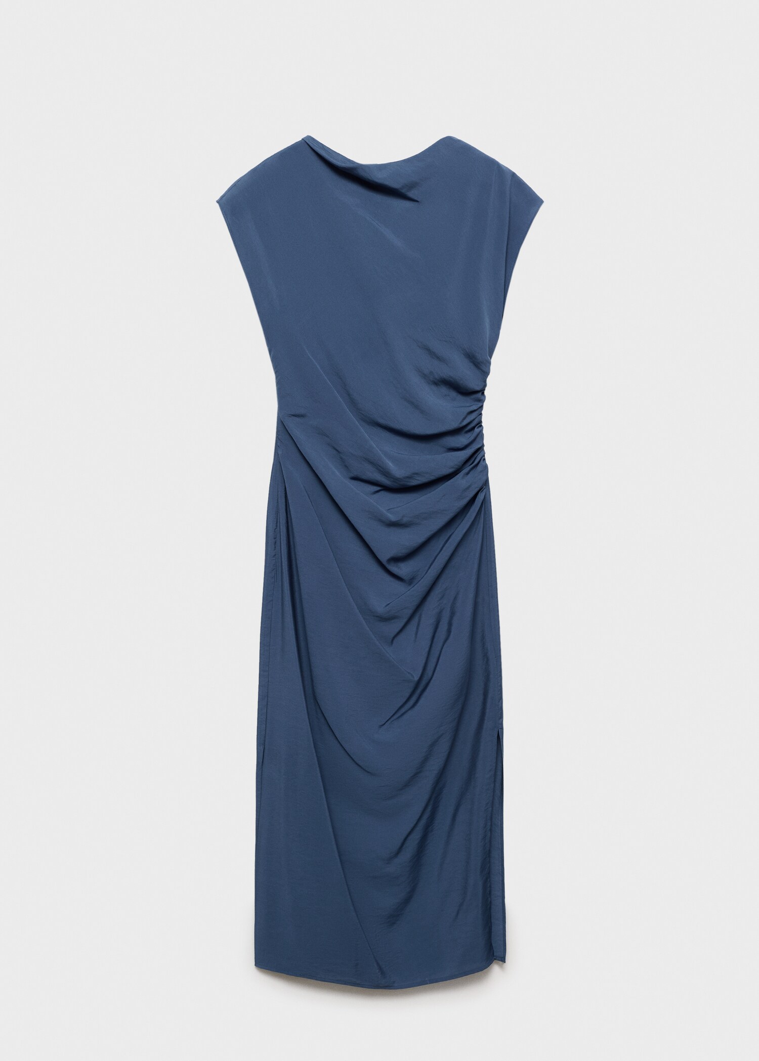 Draped straight dress - Article without model