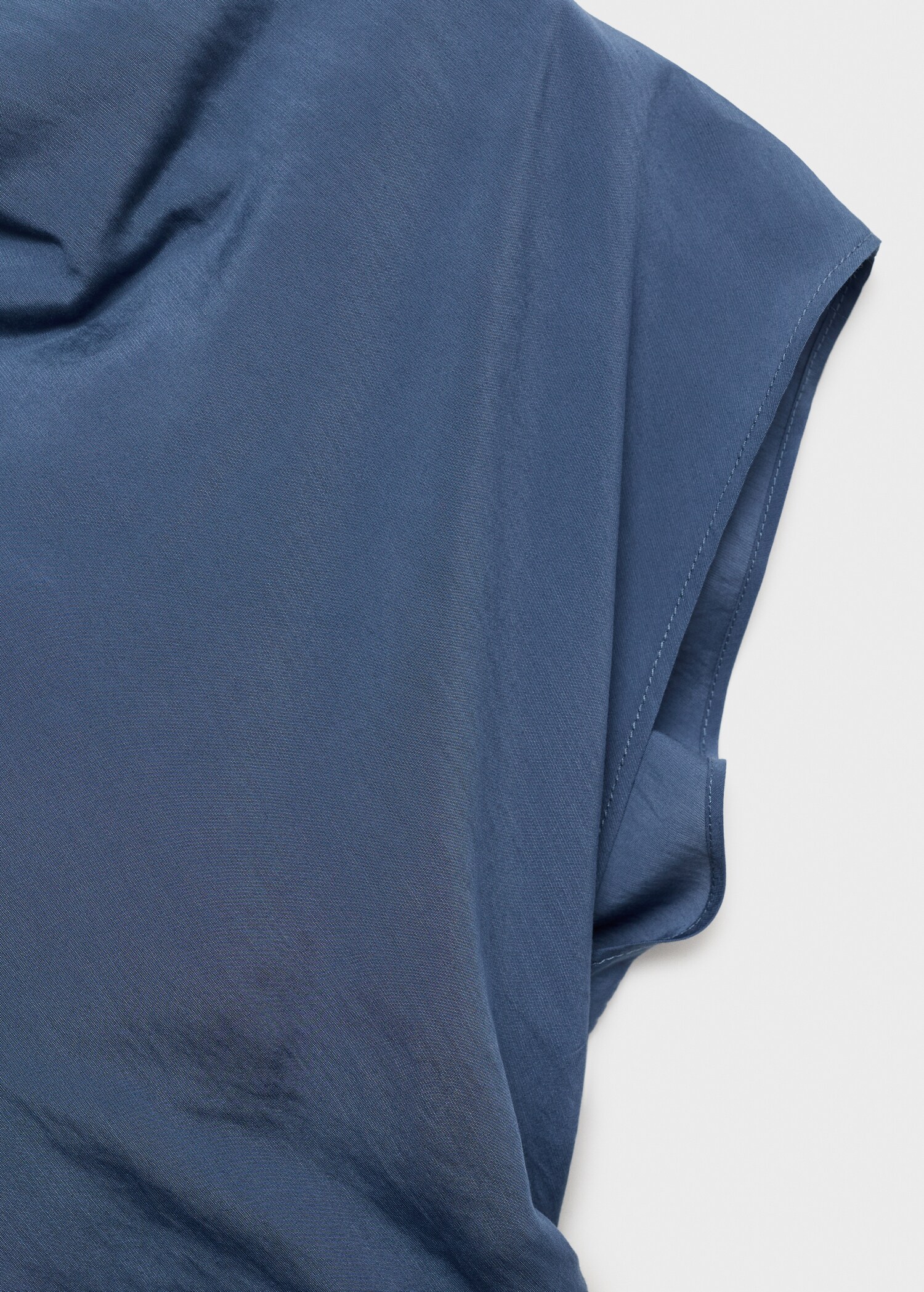 Draped straight dress - Details of the article 0