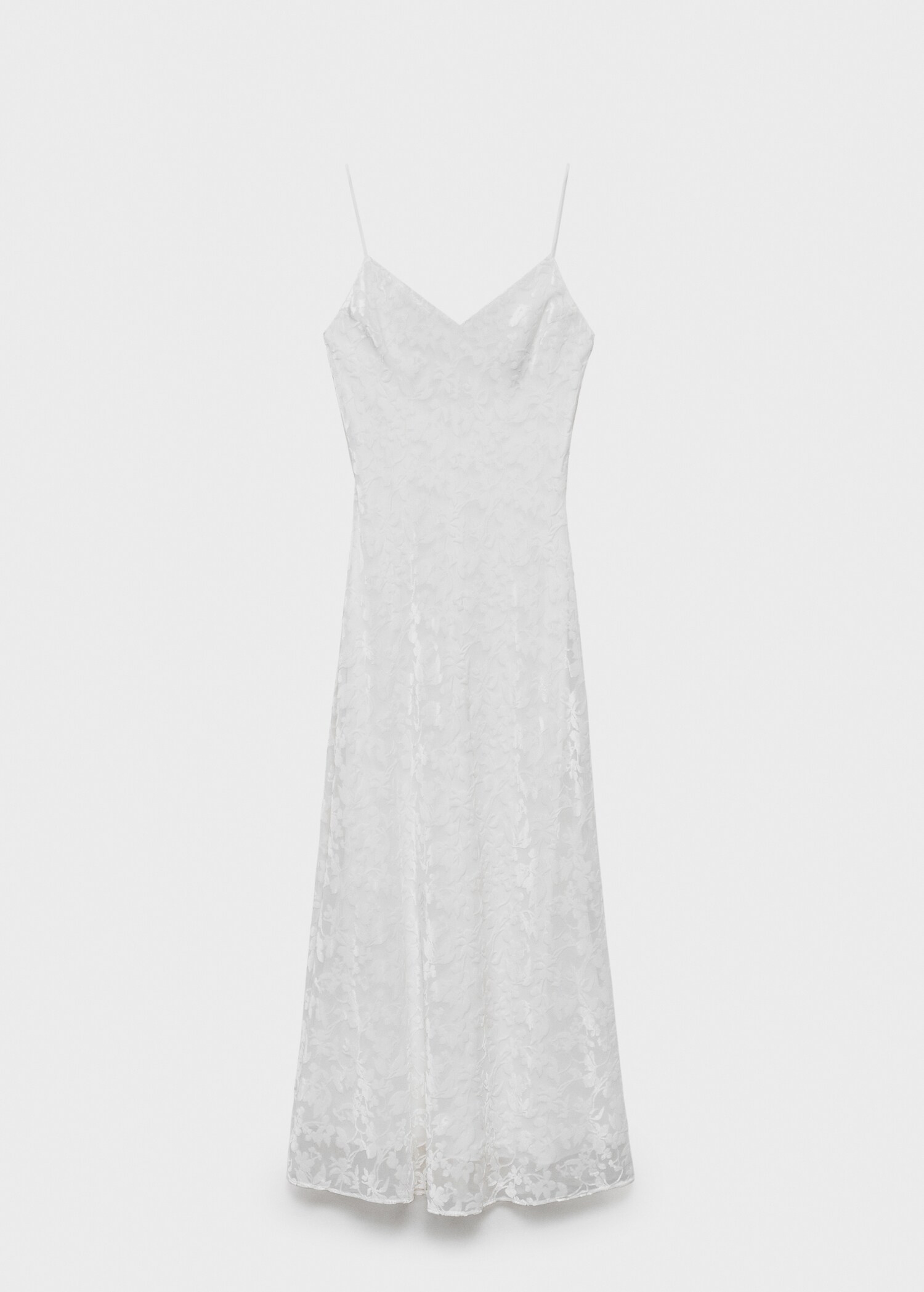 Φλοράλ devoré φόρεμα - Προϊόν χωρίς μοντέλο