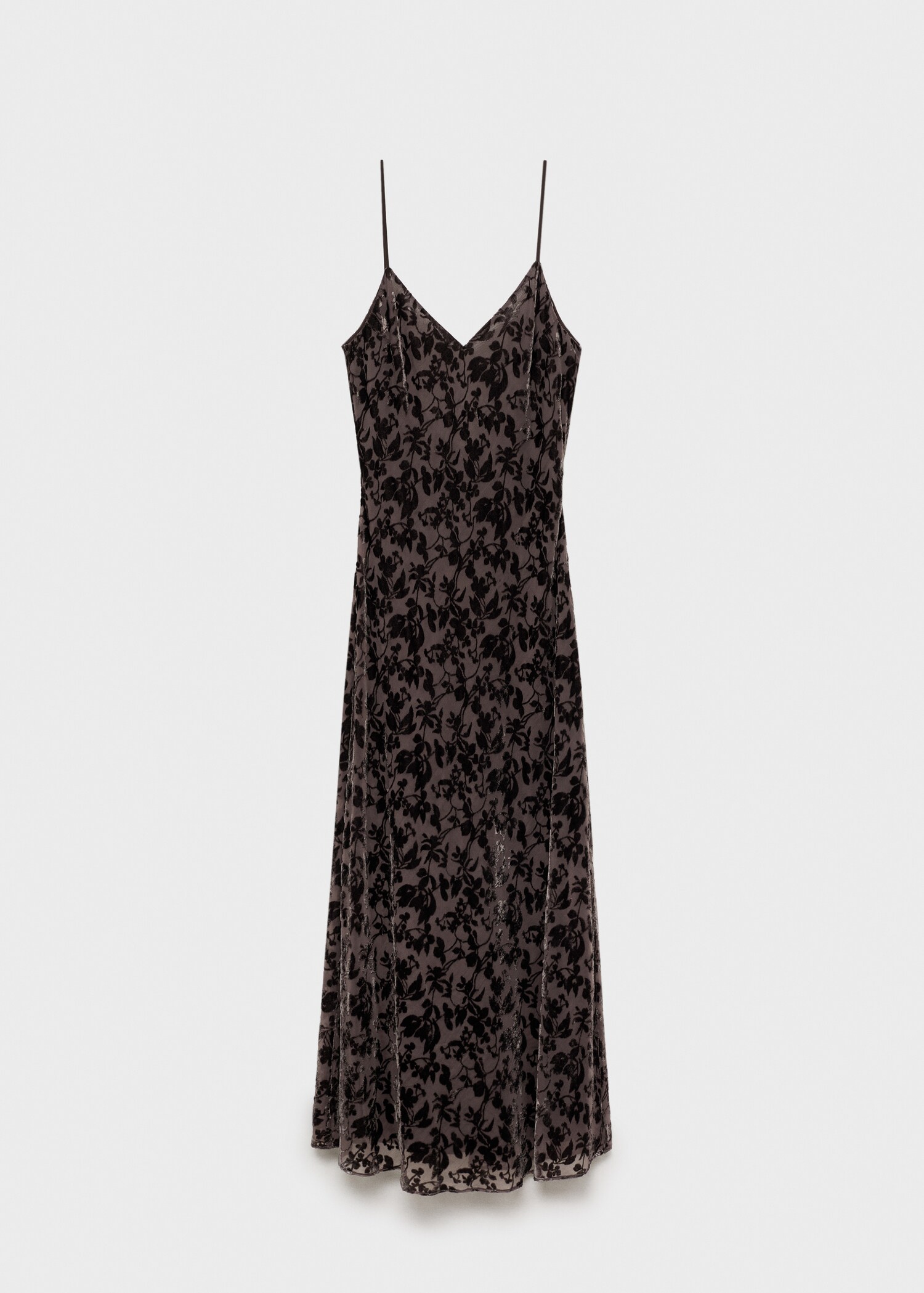 Šaty devoré s květy - Zboží bez modelu