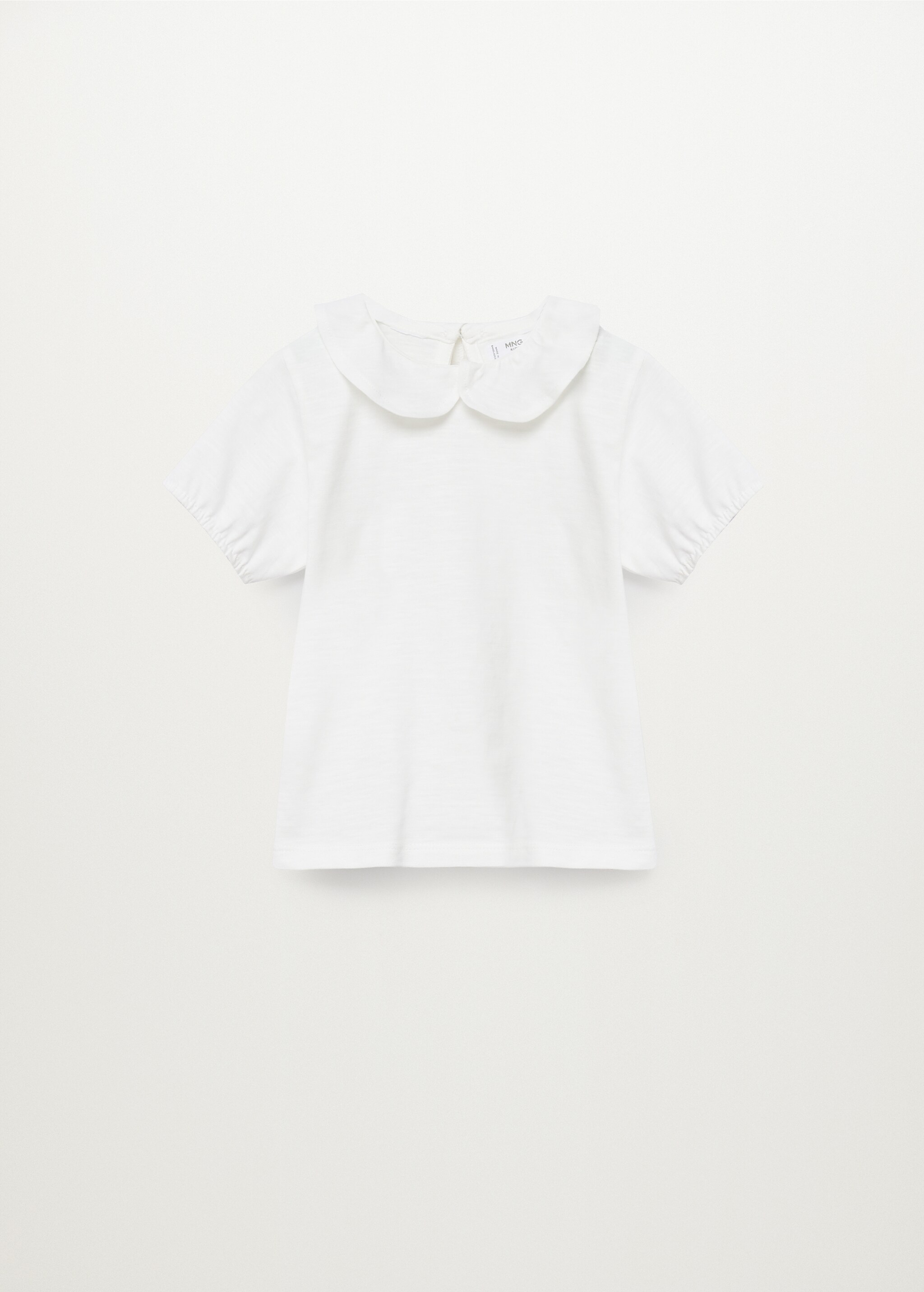 Camiseta algodón cuello babydoll - Artículo sin modelo