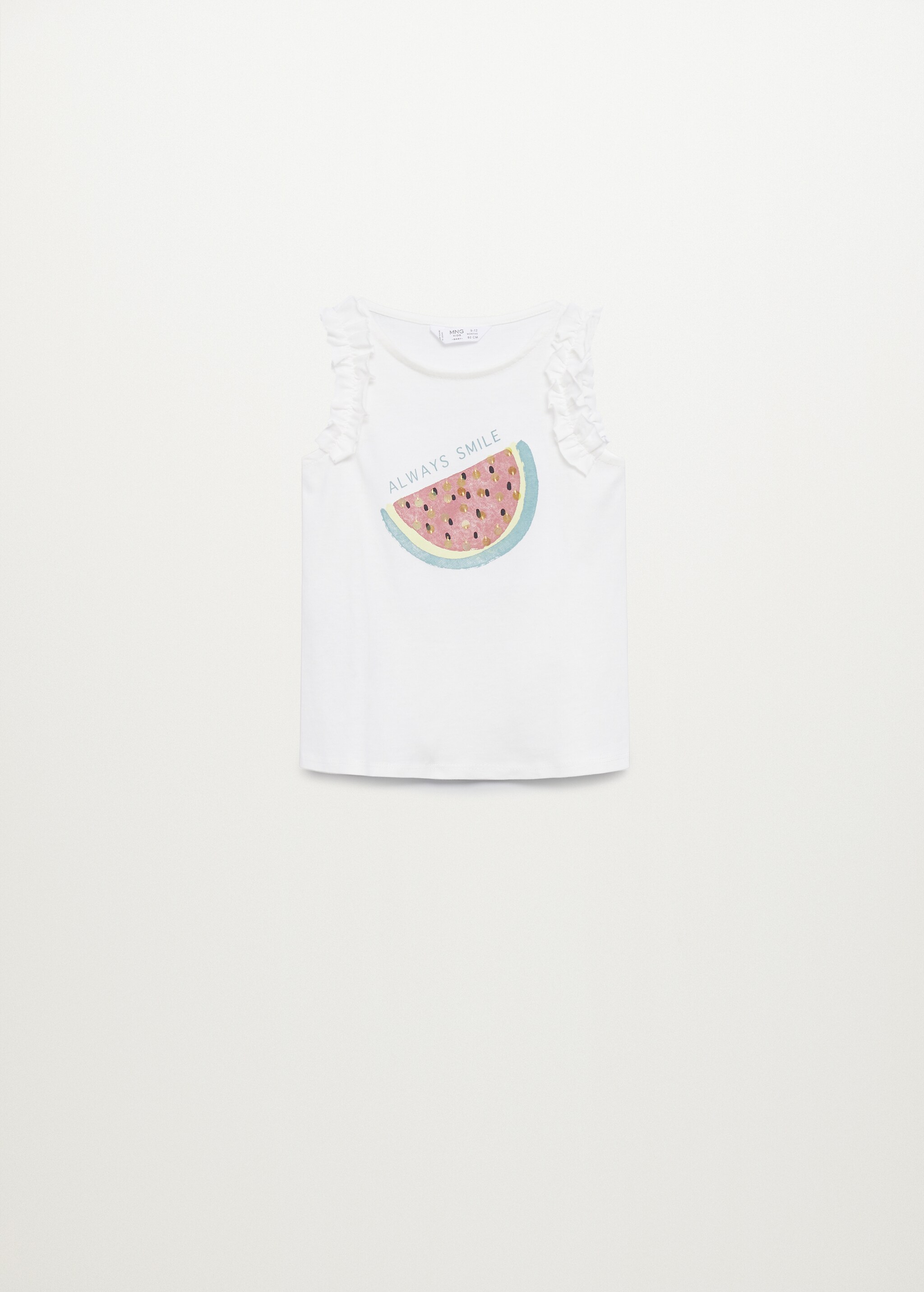 Camiseta estampada detalle lentejuelas - Artículo sin modelo