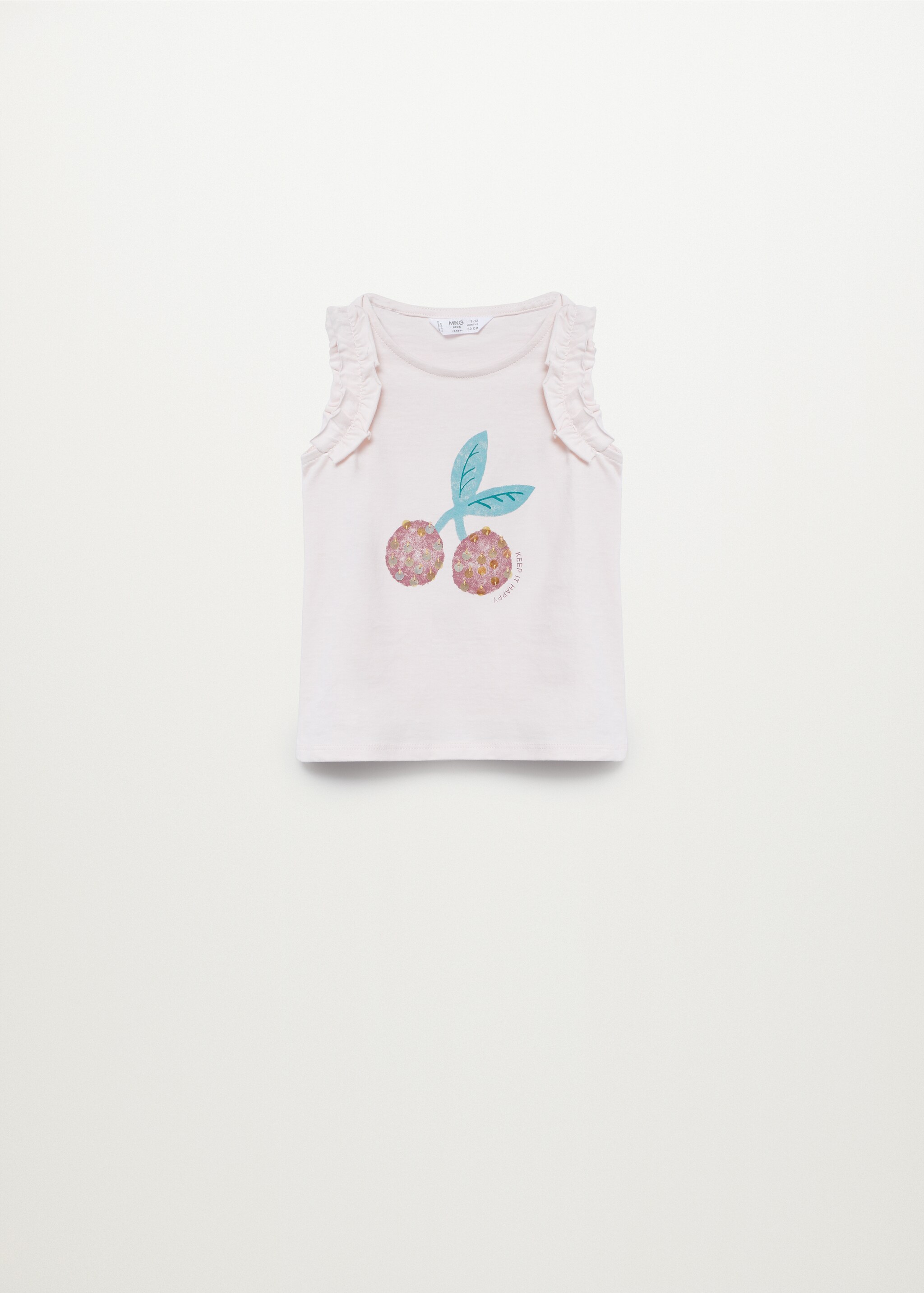 Camiseta estampada detalle lentejuelas - Artículo sin modelo