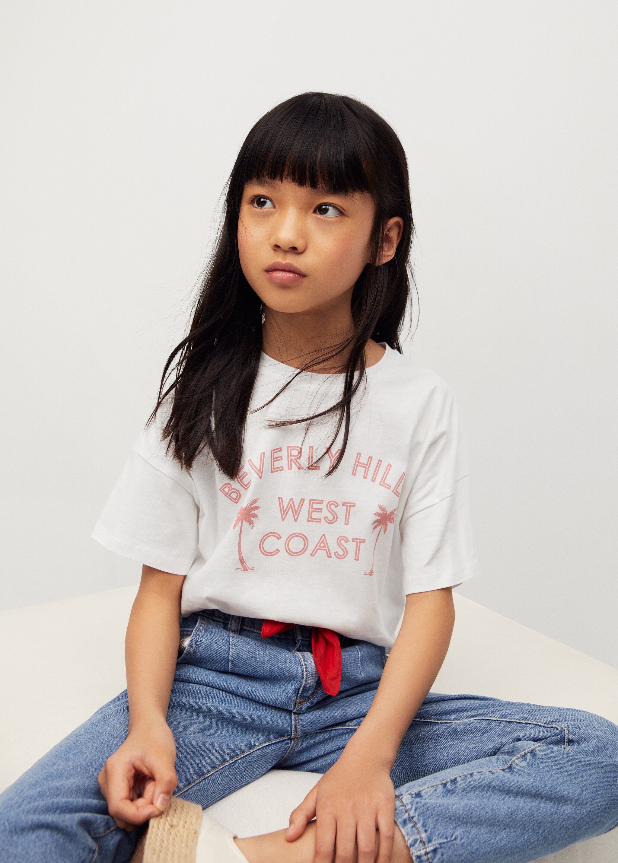Camiseta algodón mensajes - Plano medio